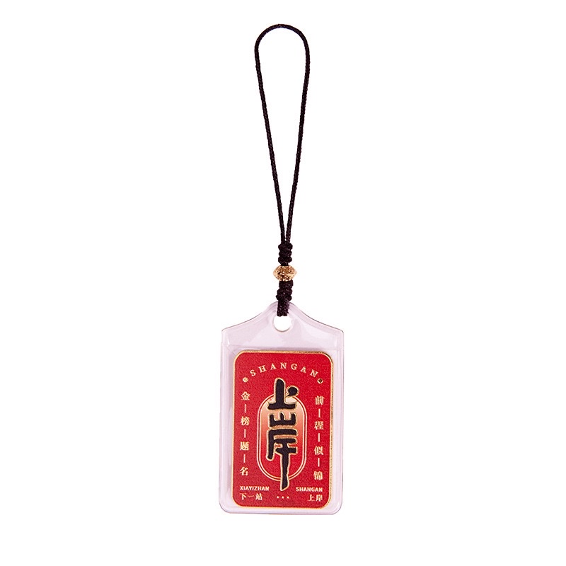 A small pendant featuring the eight wishes of guarding the gold medal Specification image
