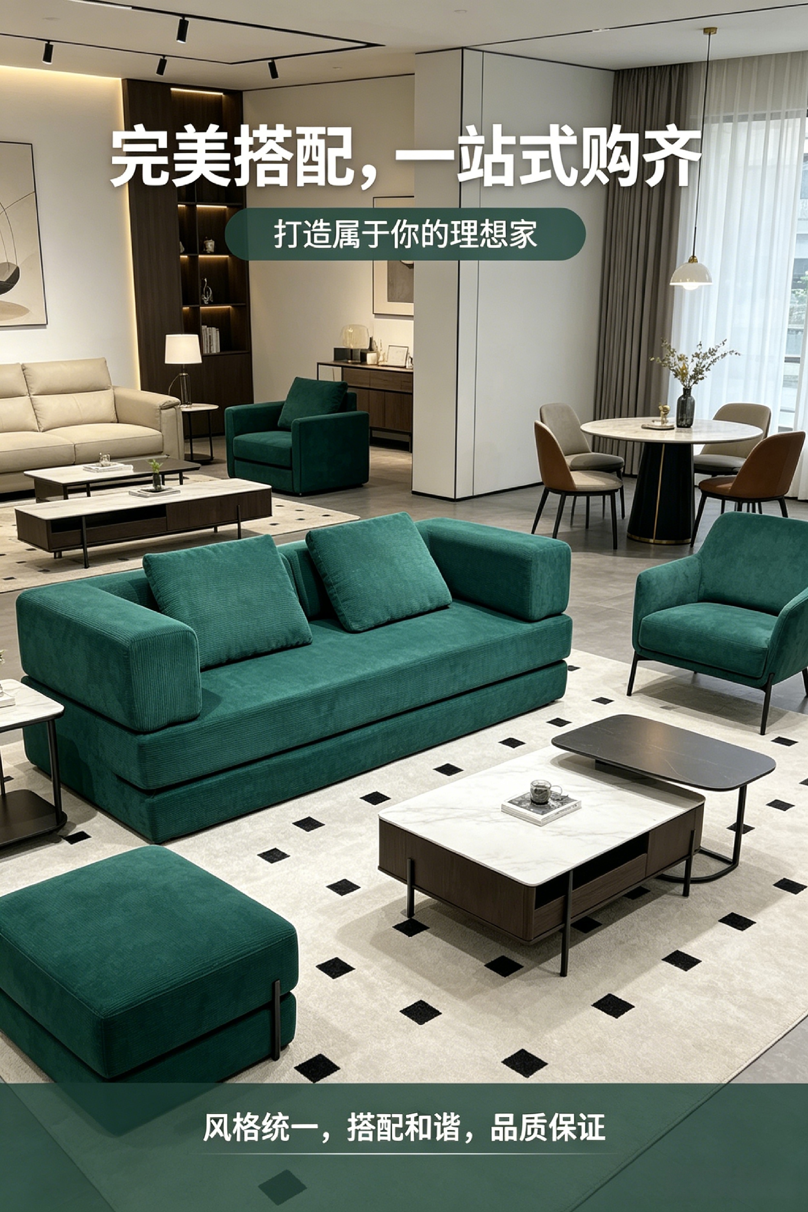 绿色布艺压缩沙发组合 室外家具充气Sofa可收纳便携压缩沙发