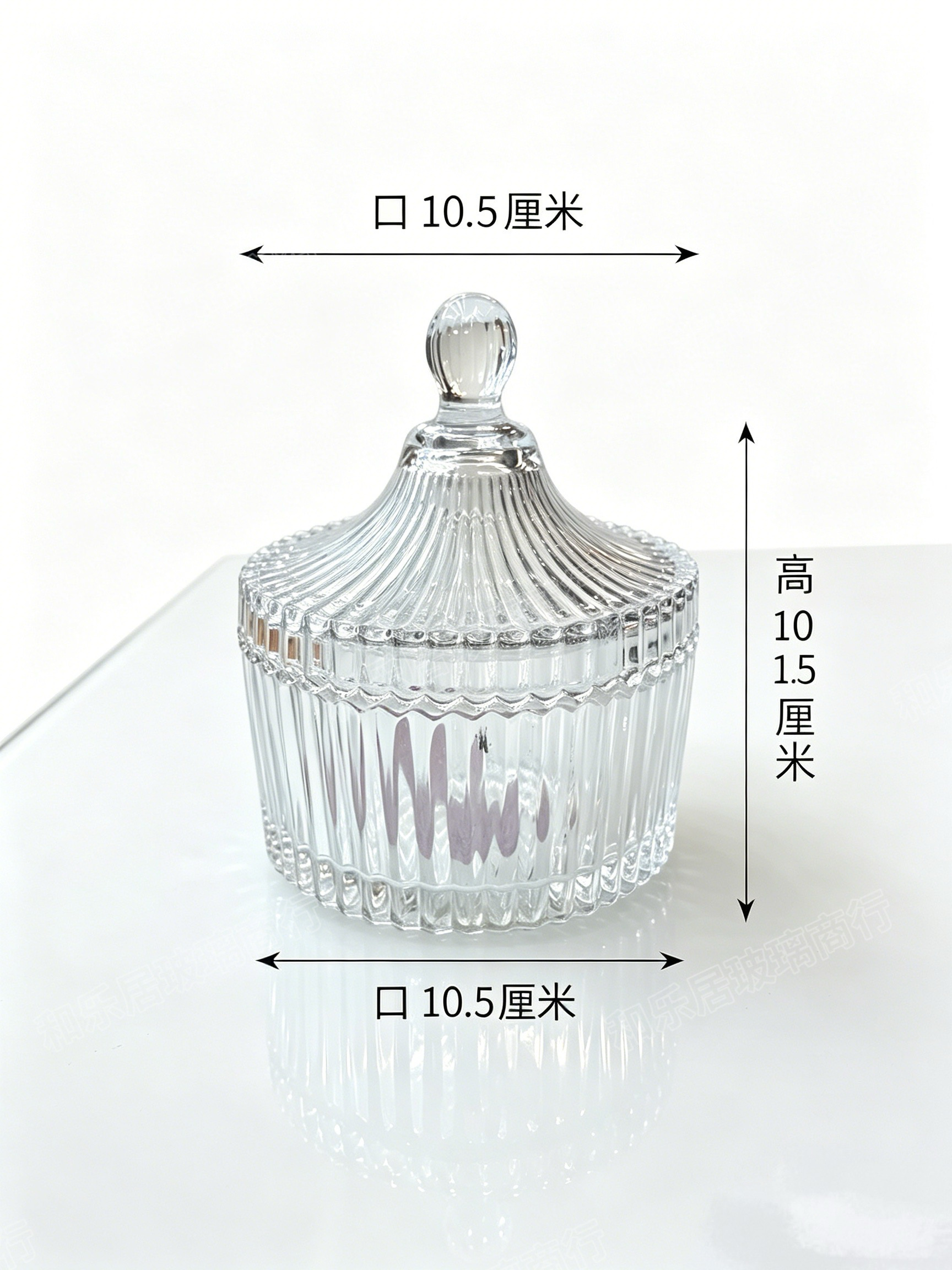 Large, medium and small glass Mongolian jars detail image 2