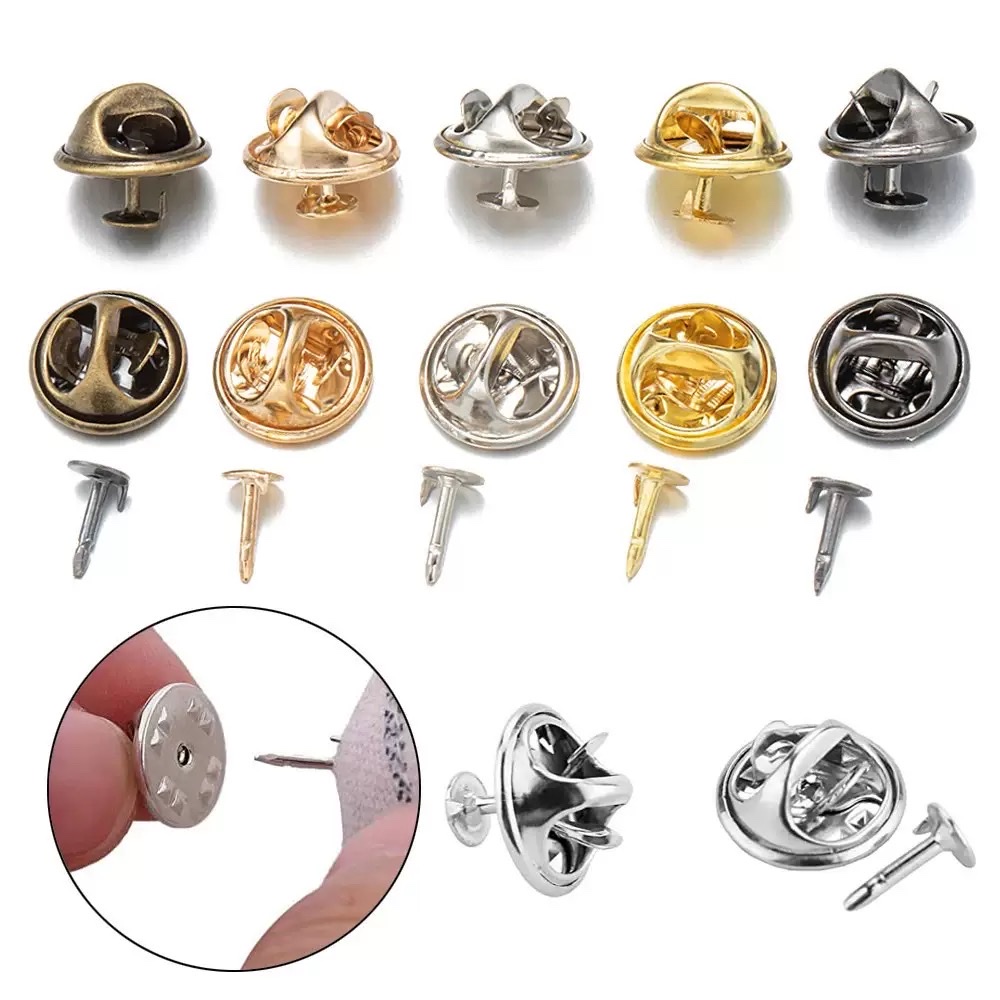 diy jewelry accessories, brooches, collars, needles, horse needles, butterfly buttons, iron hats, iron needles, clothing, brooches and other accessories wholesale details Picture