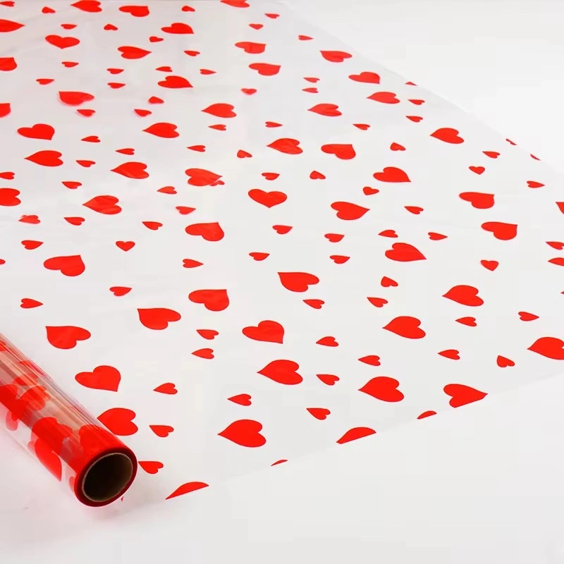 Transparent printed film, flower film, cellophane transparent film detail image 2