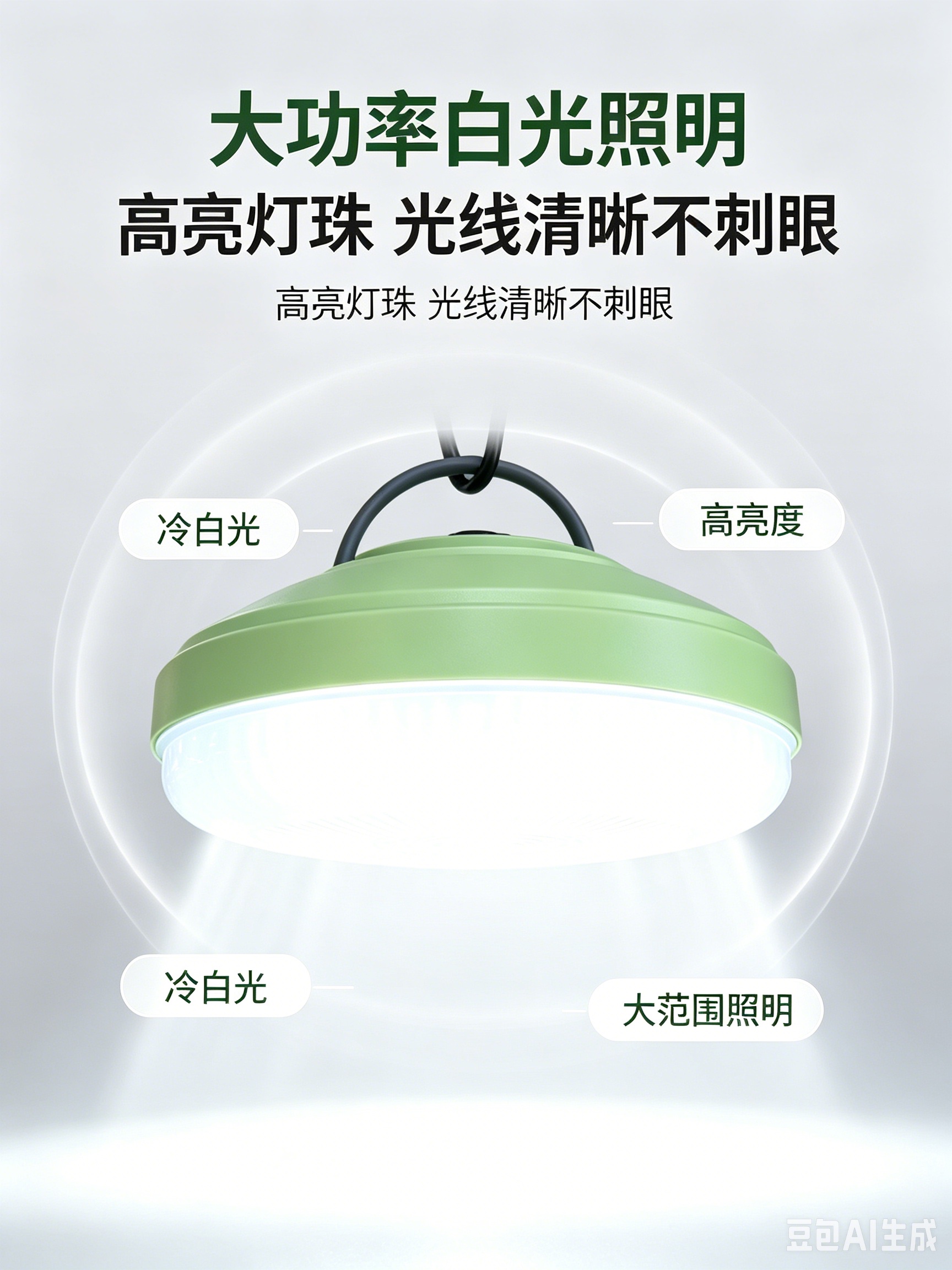 YEM新款大功率长续航可悬挂带磁铁锂电池应急灯产品图