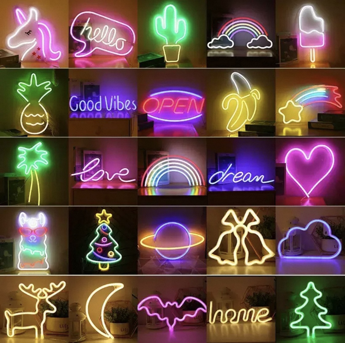 Manufacturer's in-stock led bar atmosphere neon lights, internet-famous wall decorations, e-sports room decorations, live streaming background atmosphere lights
