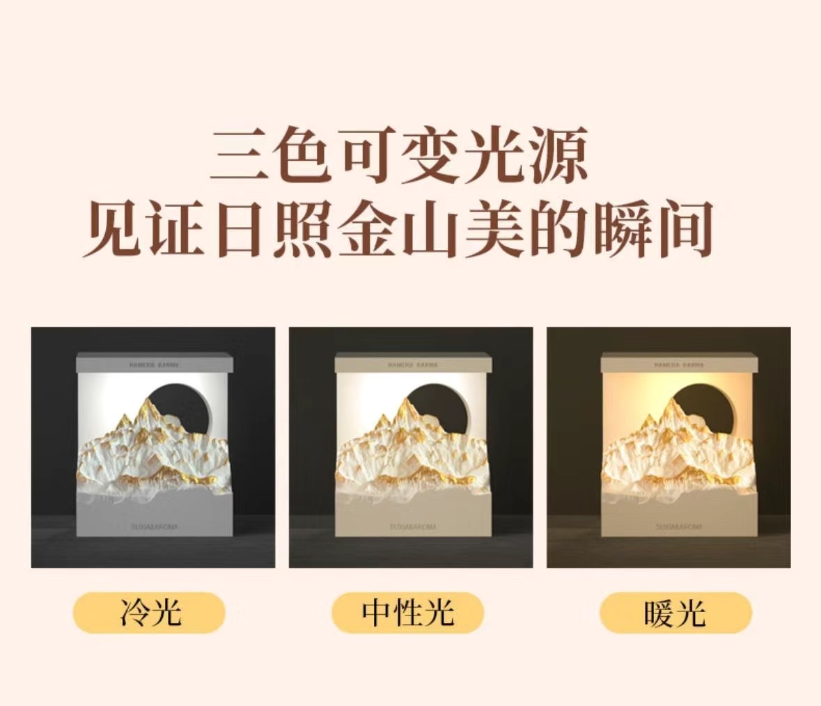 A creative night light for the bedroom, a high-end birthday gift with a unique aroma design detail image 3