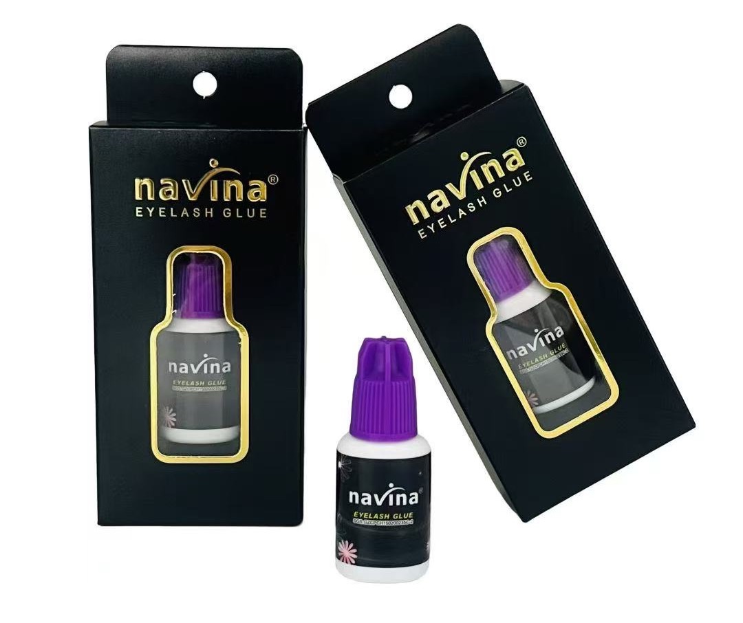 navina Yaviya Purple Cap Window Glue 3-second Quick-drying low-odor glue, special quick-drying glue for eyelash shops, exclusively for export NAVina Club PLE details Picture