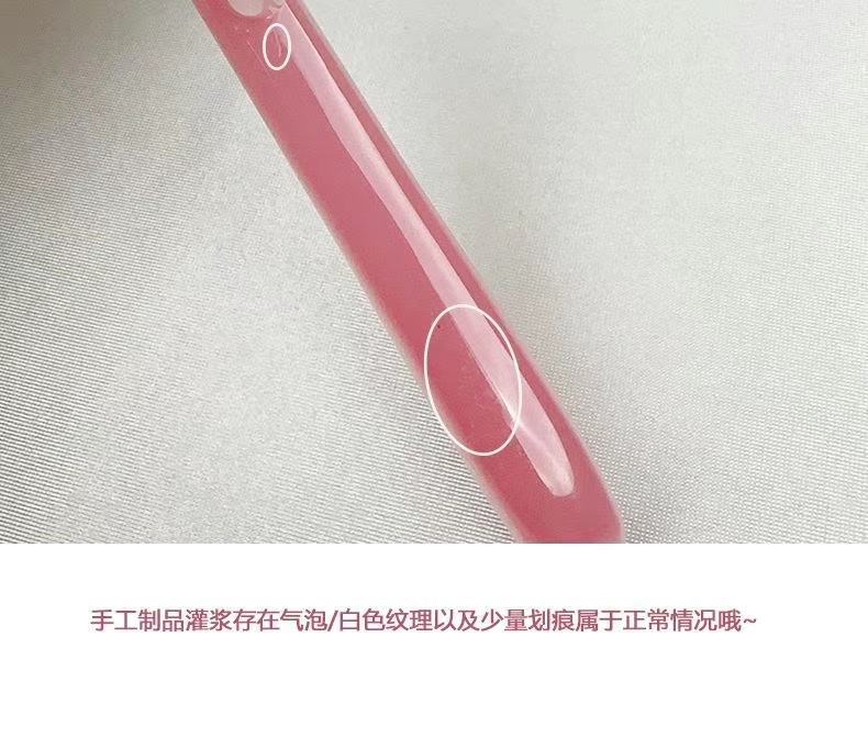 The Zhengji Massage Comb does not harm the scalp or pull hair. It is a wide-toothed, thick-handled resin massage hair smoothing comb detail image 16