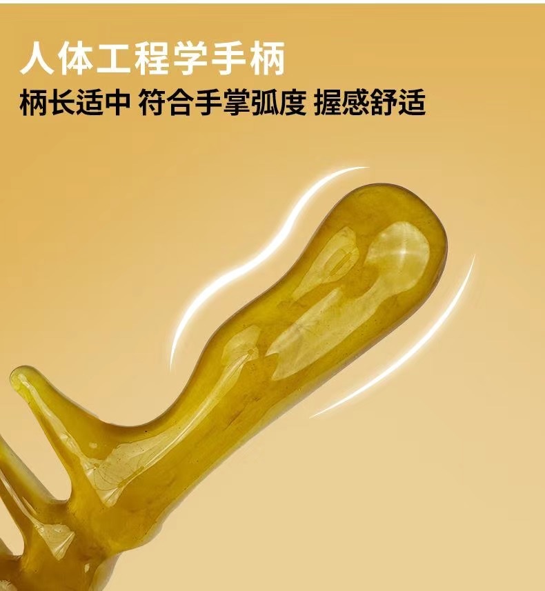 Zhengji Round-handled wide-toothed hair massage Comb, a magic tool for relaxing and relieving scalp meridians, Gua sha lifting resin comb F detail image 10