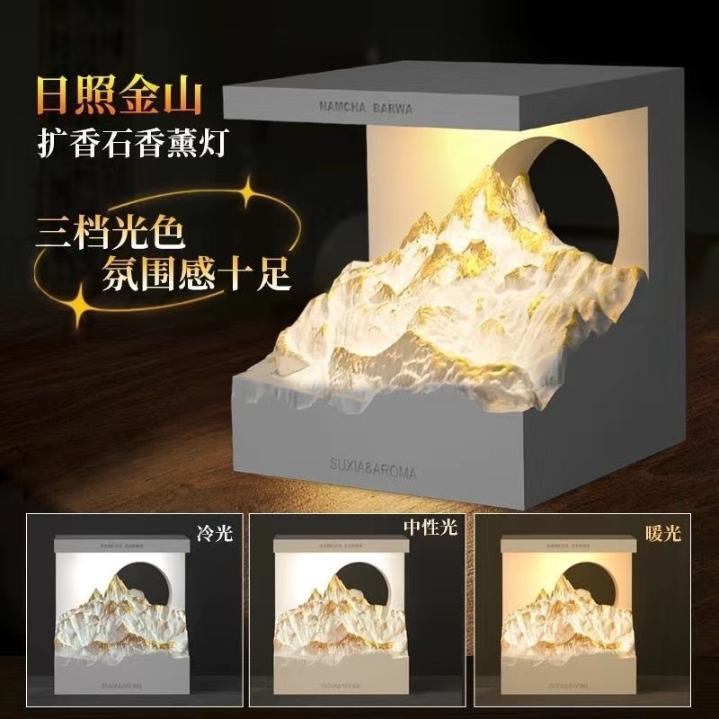A creative night light for the bedroom, a high-end birthday gift with a unique aroma design Application Scenario