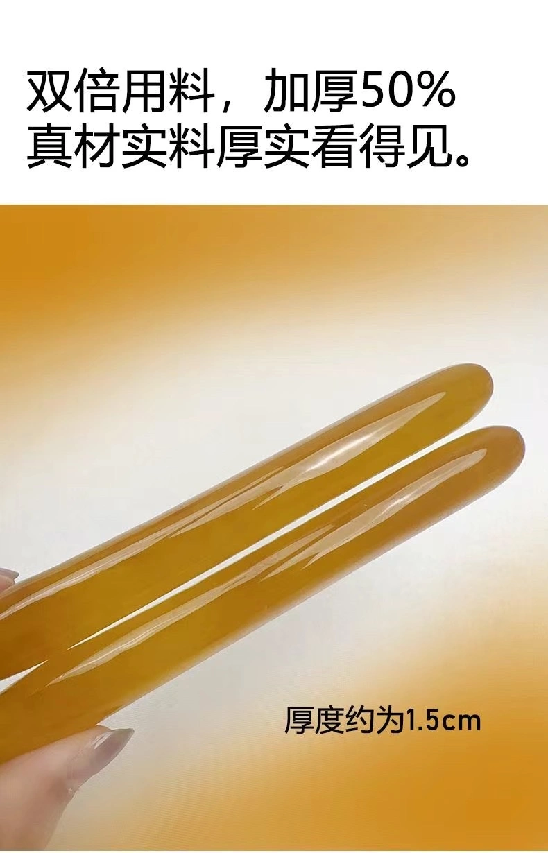 Zhengji Massage, wide-toothed right-angle acupoint massage, straight hair, curly hair, unisplendour comb, meridian unblocking Y detail image 10