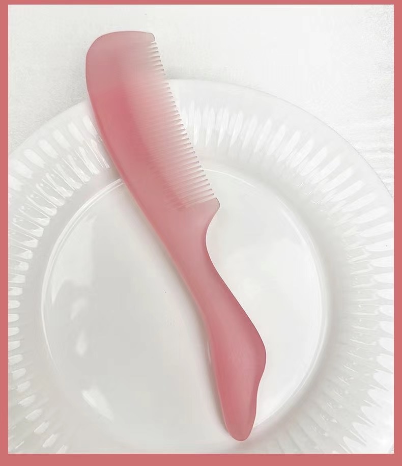 Zhenji Massage Comb: Frosted [High-end Texture] Multi-Purpose comb for massage, acupoint pressing, Hair smoothing and Gua sha. A gift for girls J detail image 4