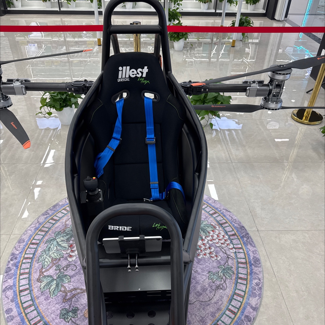 DL180单人轻量化短途碳纤维航空铝材载人飞行器 details Picture