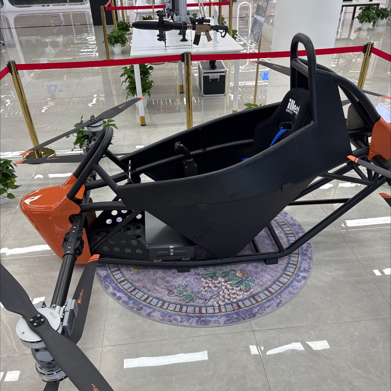 DL180单人轻量化短途碳纤维航空铝材载人飞行器 Specification image