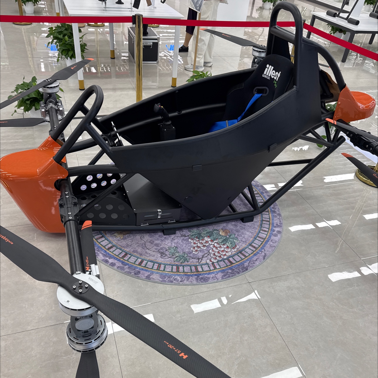 DL180单人轻量化短途碳纤维航空铝材载人飞行器 detail image 3