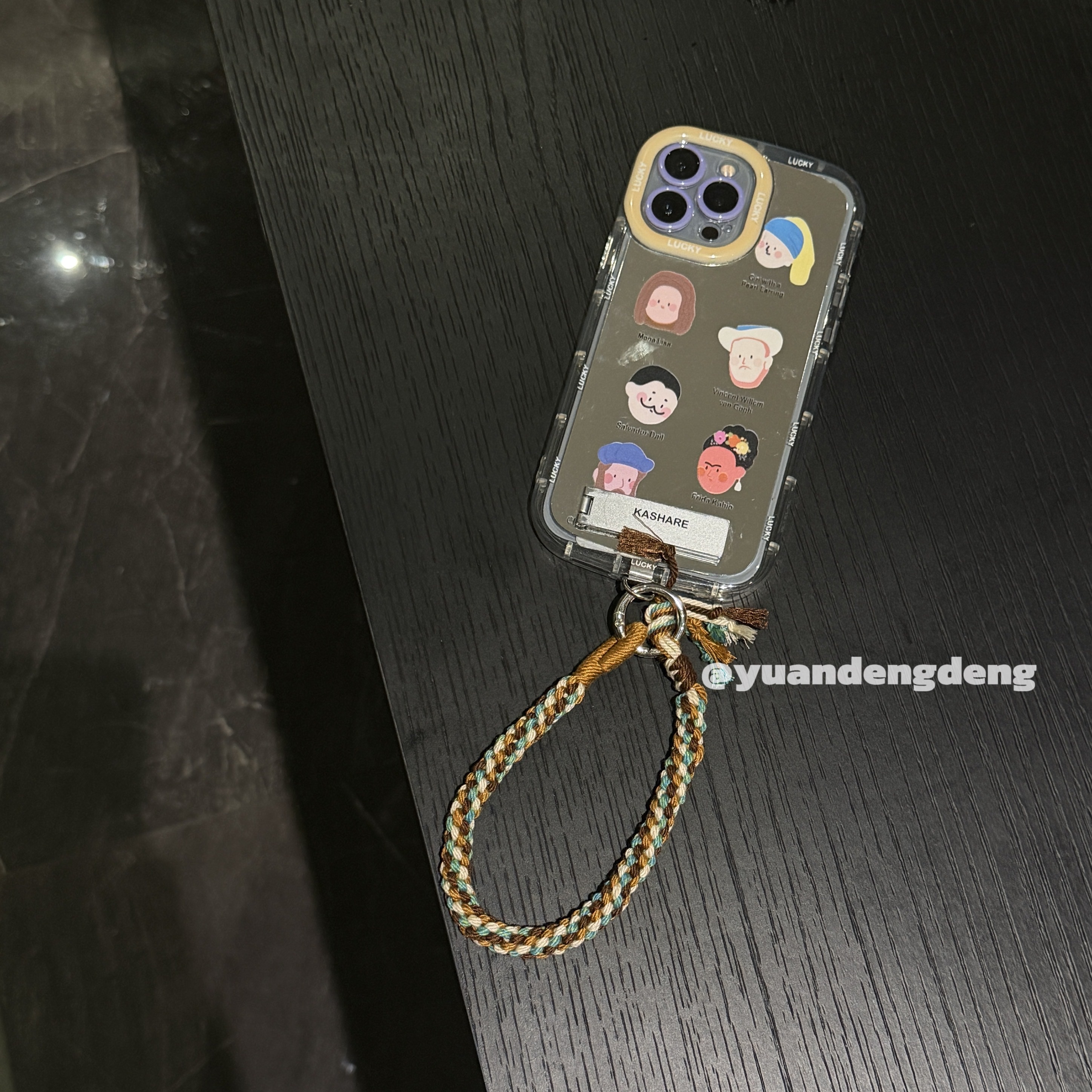 纯手工编织手机绳 挂件手机链手机链女款短款时尚手机链配件