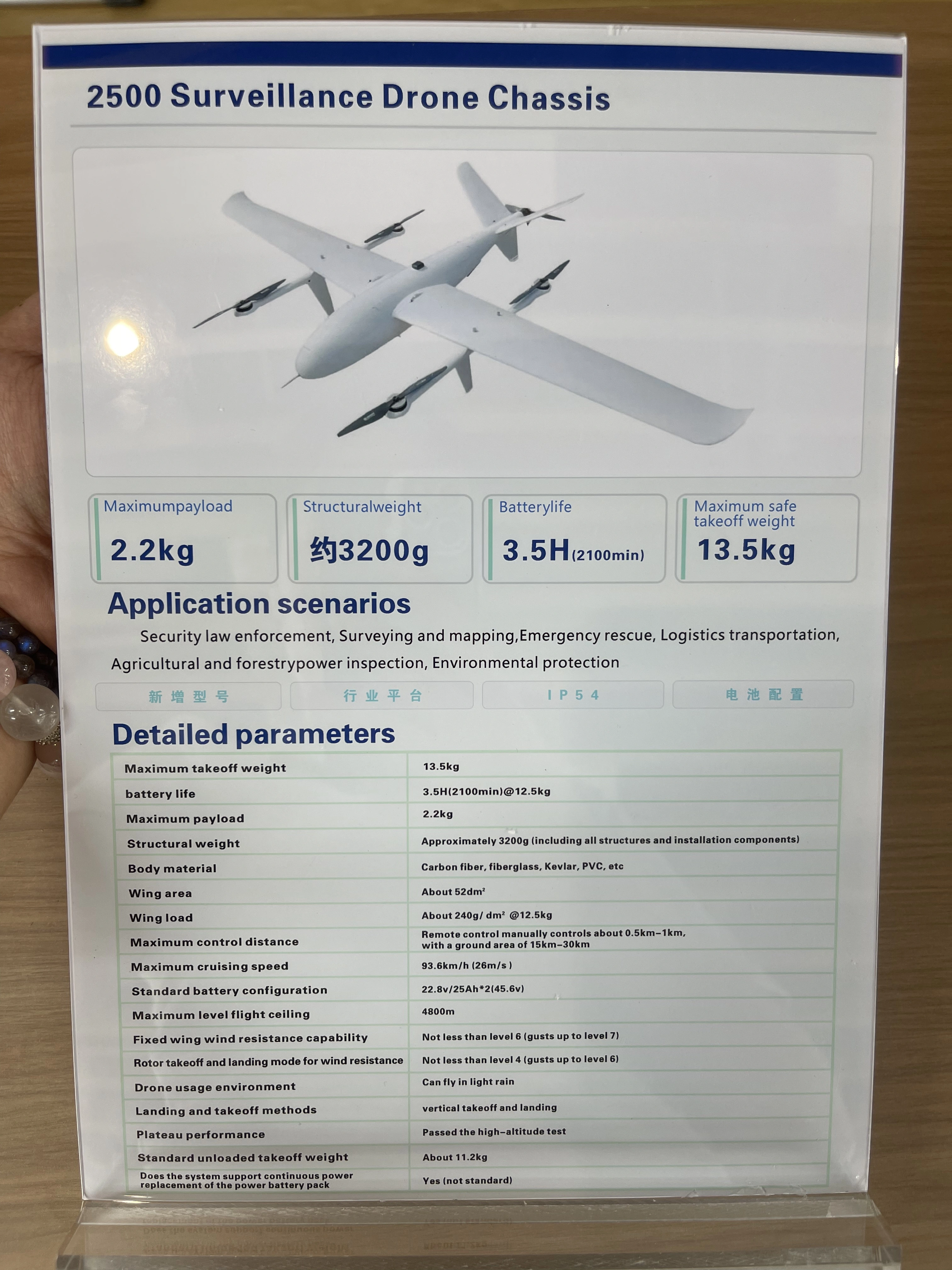 Specialized civilian unmanned aerial vehicle machinery and industry equipment for environmental protection detail image 3