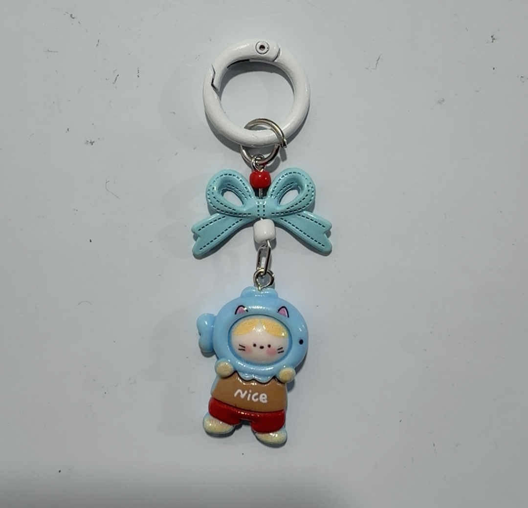 钥匙扣小挂件树脂可爱卡通钥匙扣