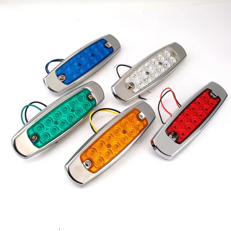 Auto and motorcycle parts: Car lights, brake lights, suitable for various vehicle models, LED high-brightness and durable, truck side lights, taillights detail image 2