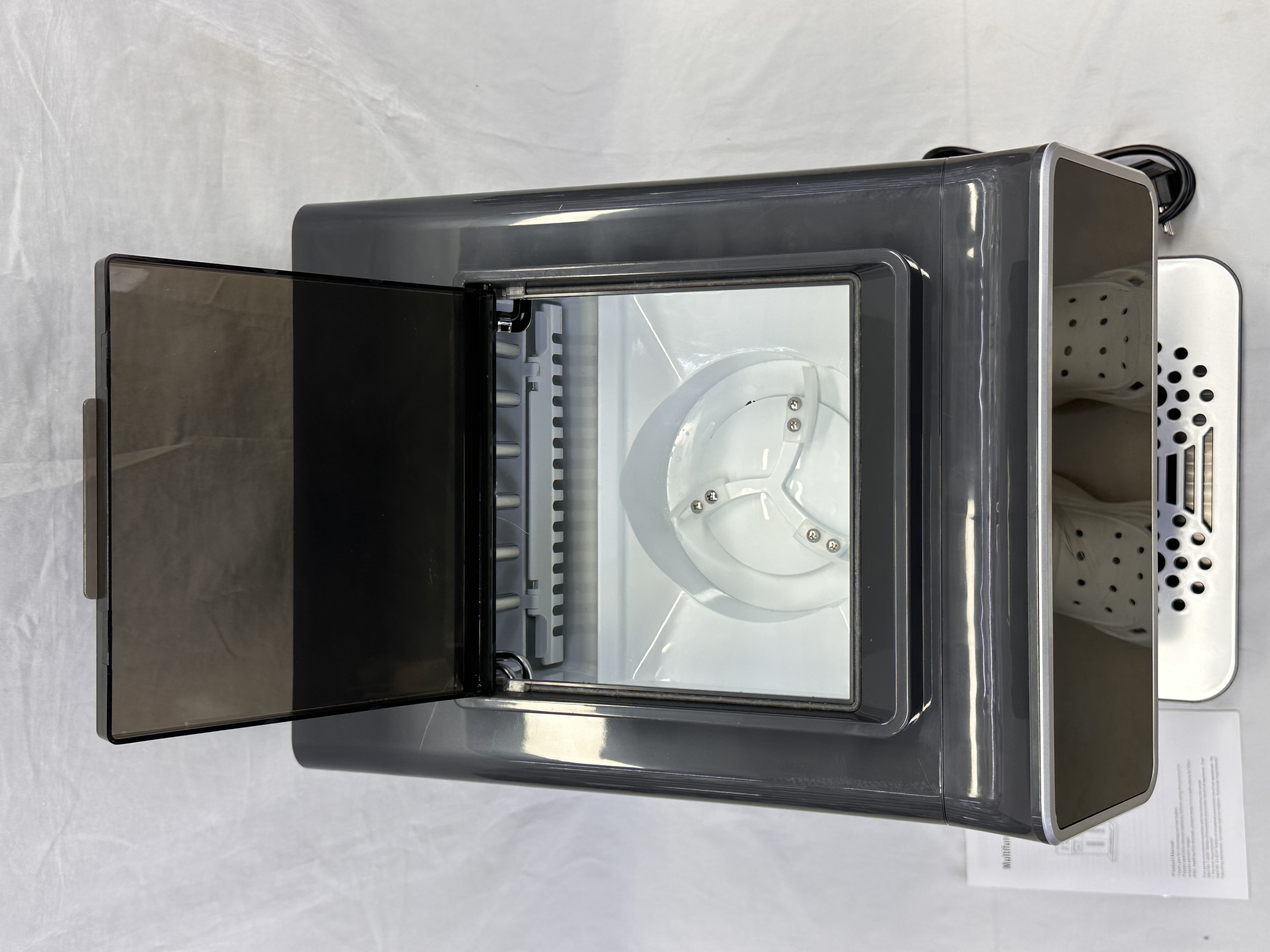 ZSW-ZB21 multi-functional commercial ice maker, a three-in-one ice/ice water/smoothness distributor, fully automatic ice making and water dispensing integrated machine, suitable for home use in milk tea shops and bars details Picture
