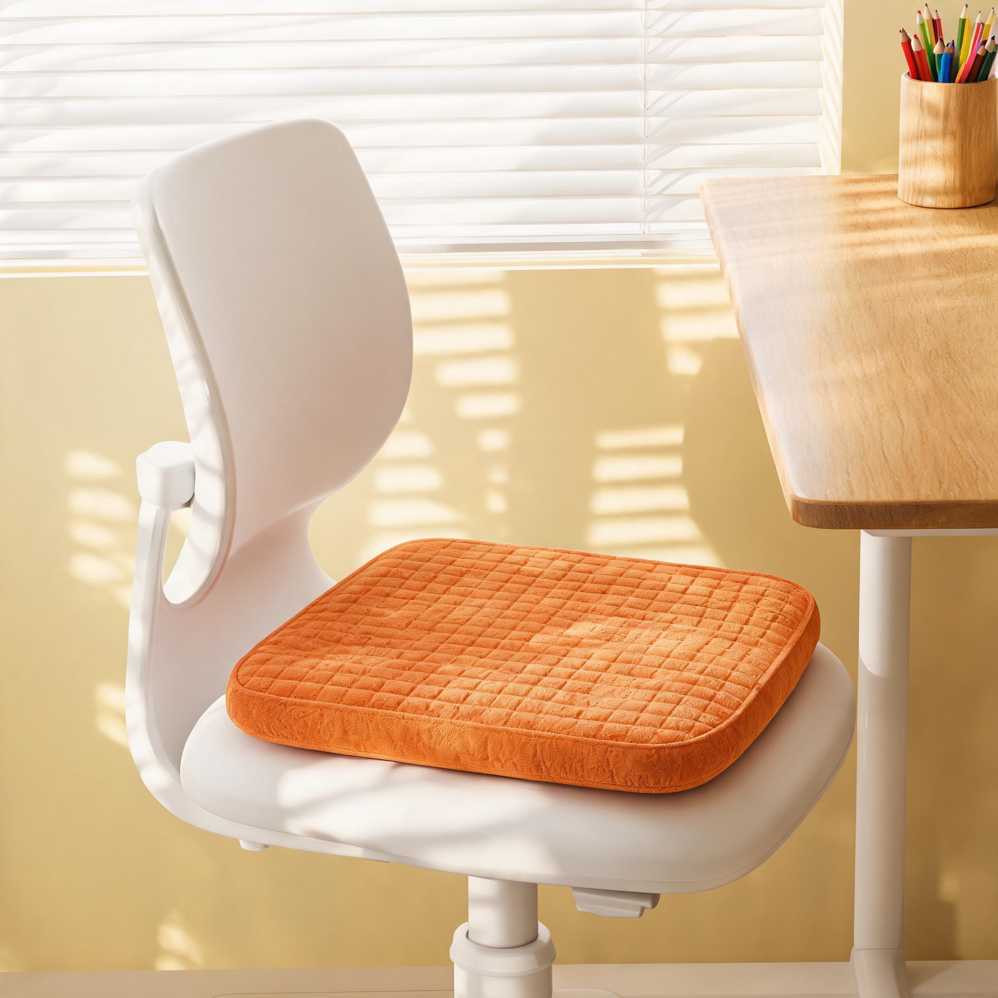 Corn kernel polyester strapping chair seat cushion 40X37 Specification image