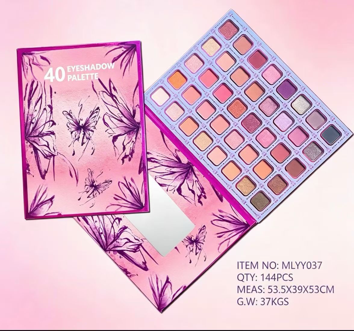 Eyeshadow palette, cosmetics, makeup, beauty care, eye makeup, direct supply from Yiwu, long-lasting color-changing cross-border cosmetics Application Scenario