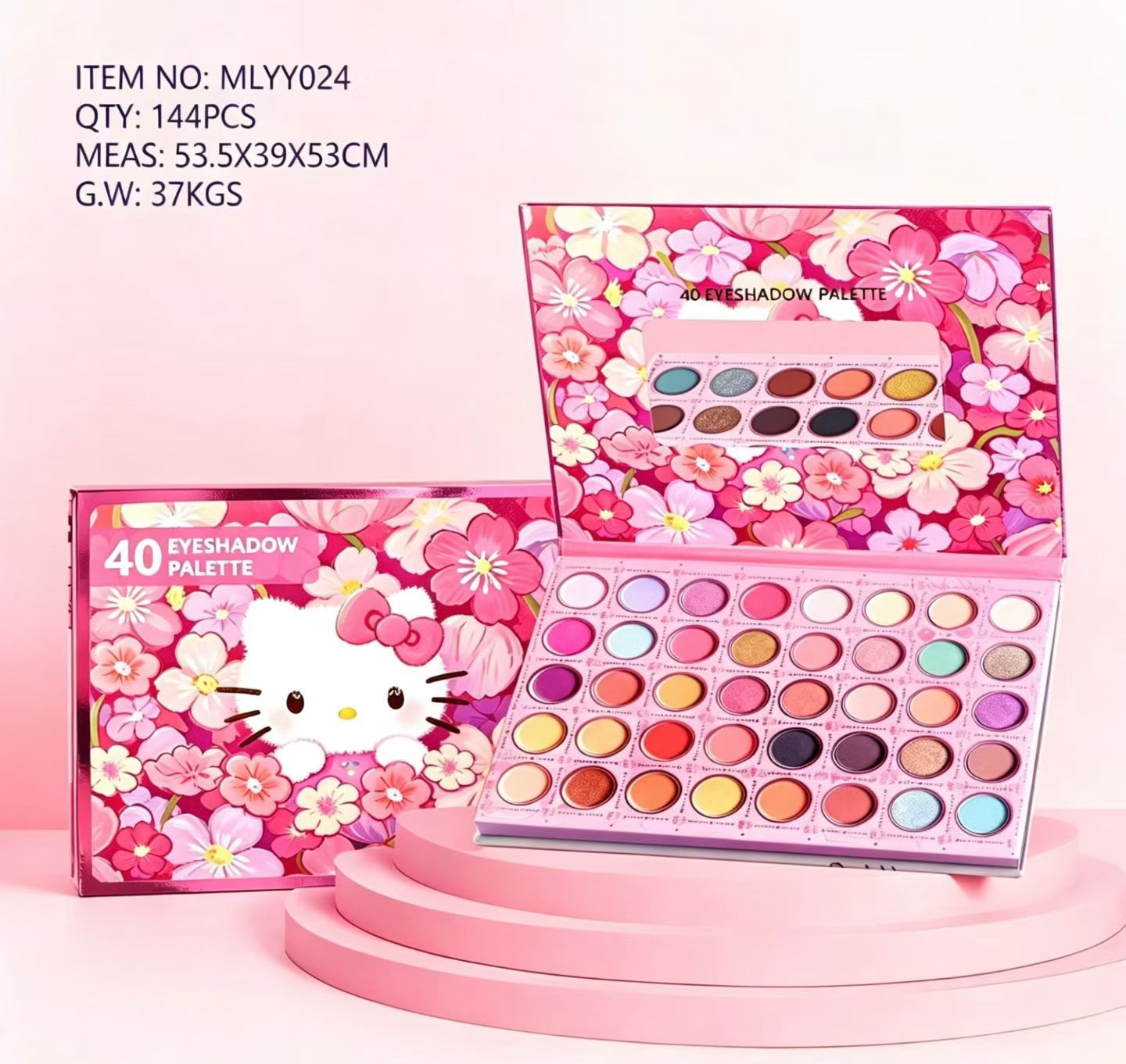Yiwu cosmetics, eye shadow, makeup, beauty care, eye makeup, cross-border genuine eye shadow, cross-border cosmetics detail image 3