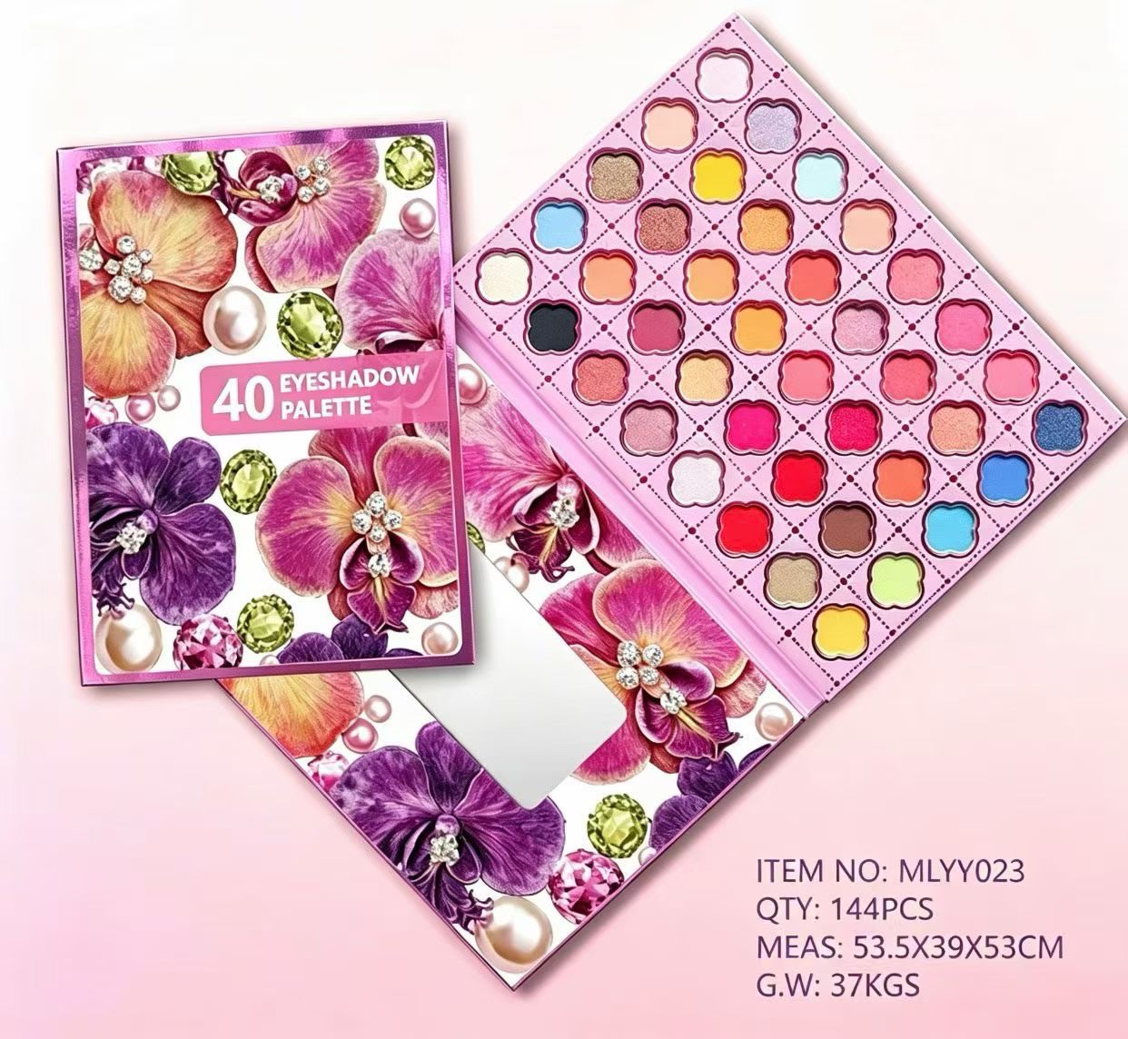 Yiwu cosmetics, eye shadow, makeup, beauty care, eye makeup, cross-border genuine eye shadow, cross-border cosmetics details Picture