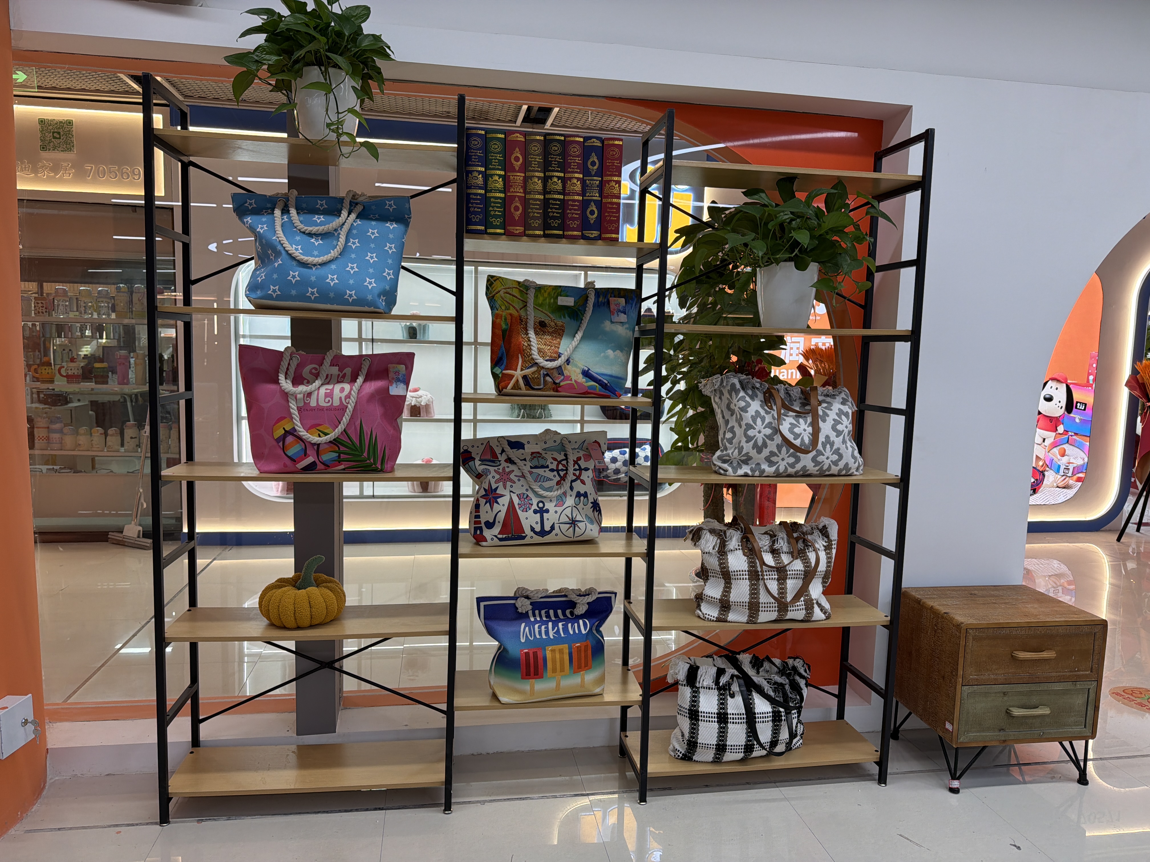 Multi-functional storage rack/bookshelf/shelf It is suitable for home, office and simple shelves. The color of the metal columns is available in black, white and gold, and the color of the plates is also available. All sizes can be customized. set detail image 2