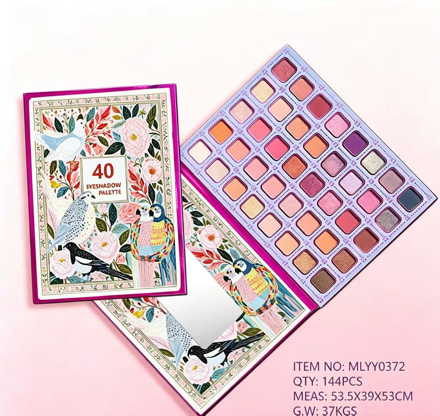 Eyeshadow palette, cosmetics, makeup, beauty care, eye makeup, direct supply from Yiwu, long-lasting color-changing cross-border cosmetics details Picture