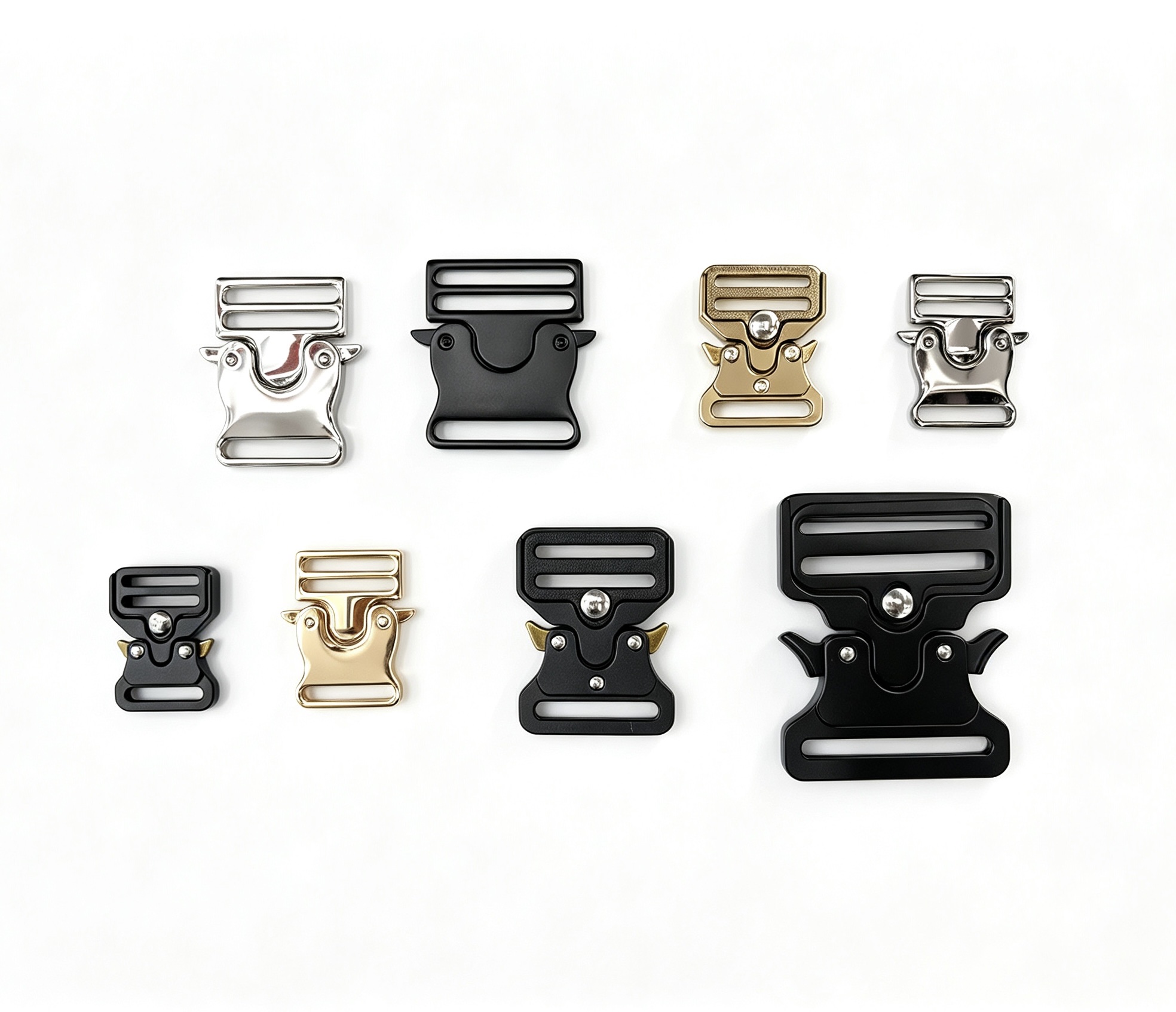 25mmrelease buckle alloy buckle hardware accessory bag buckle plug buckle detail image 3