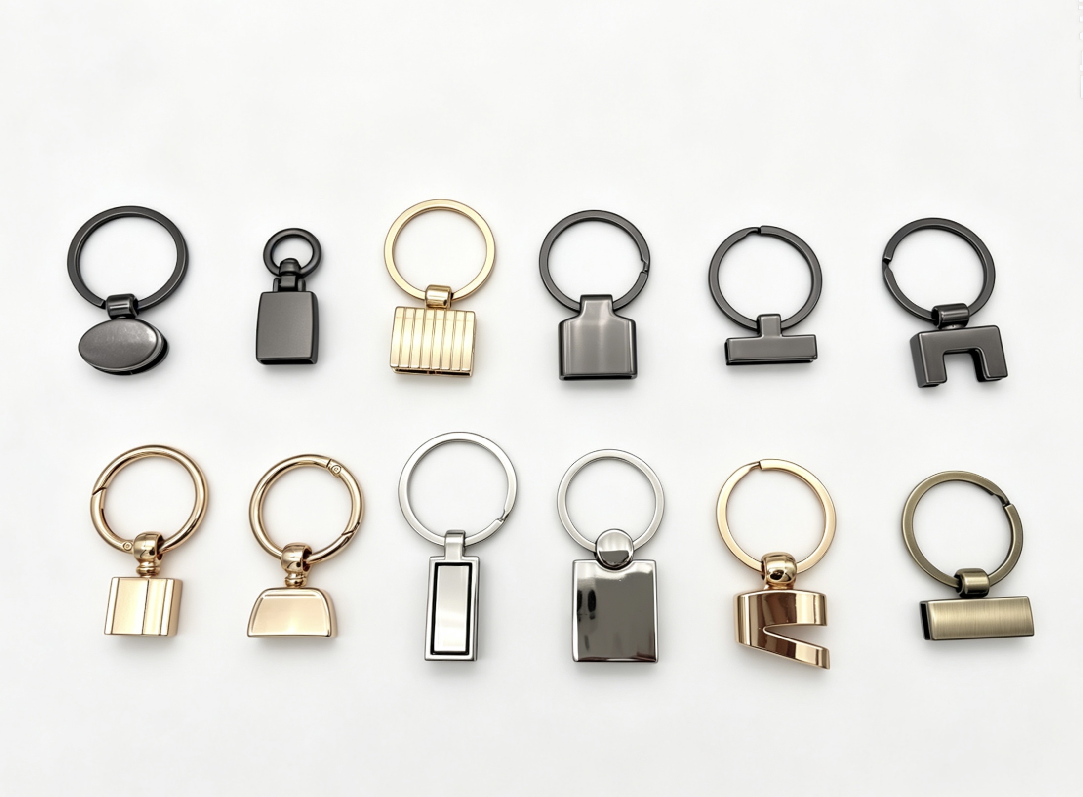 Zinc alloy keys buckle key chain accessories key ring 