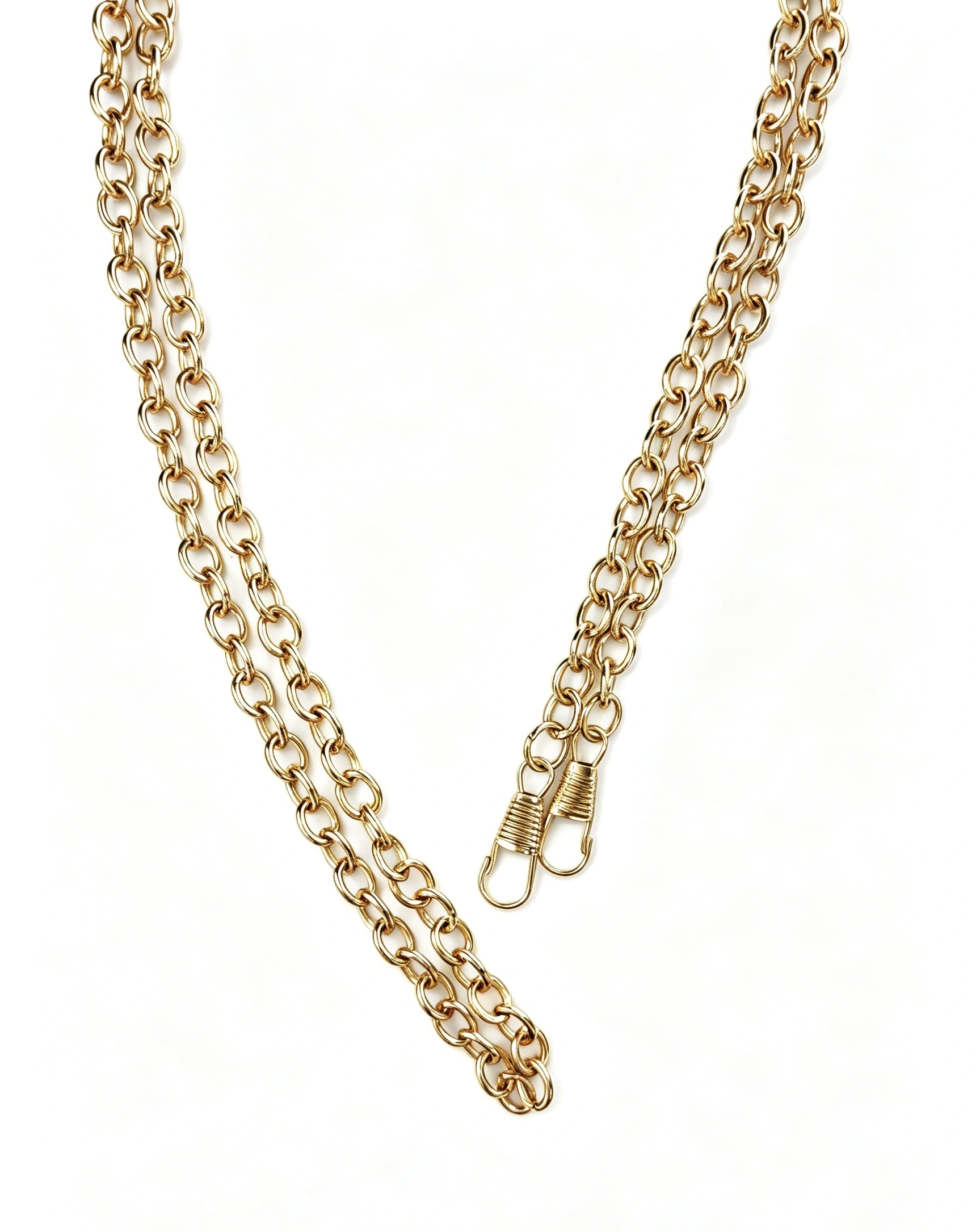 1.5 Shallow button chain, 8x11 chain, Zhu Dan buckle accessory, 1.2-meter bag chain detail image 2