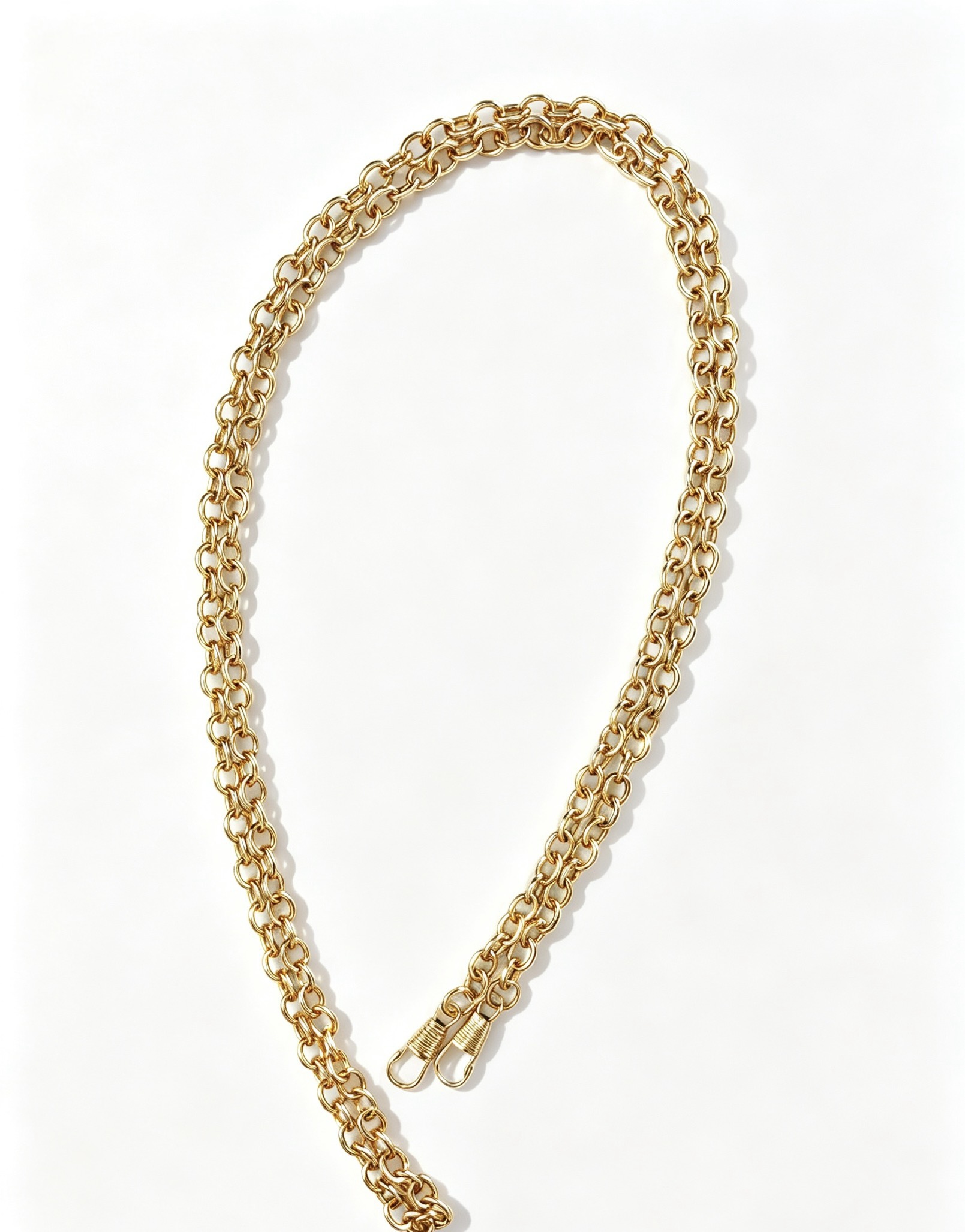 1.5 Shallow button chain, 8x11 chain, Zhu Dan buckle accessory, 1.2-meter bag chain