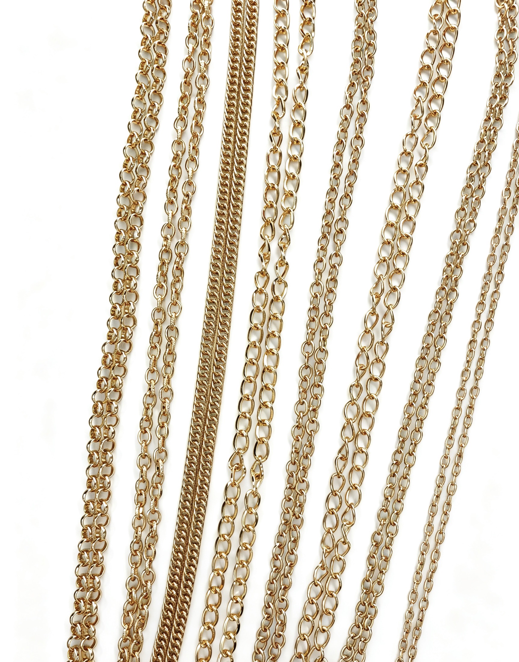 1.1 European character 5.2x8 style chain Zhu Dan buckle accessory, 1.2-meter long bag chain detail image 4