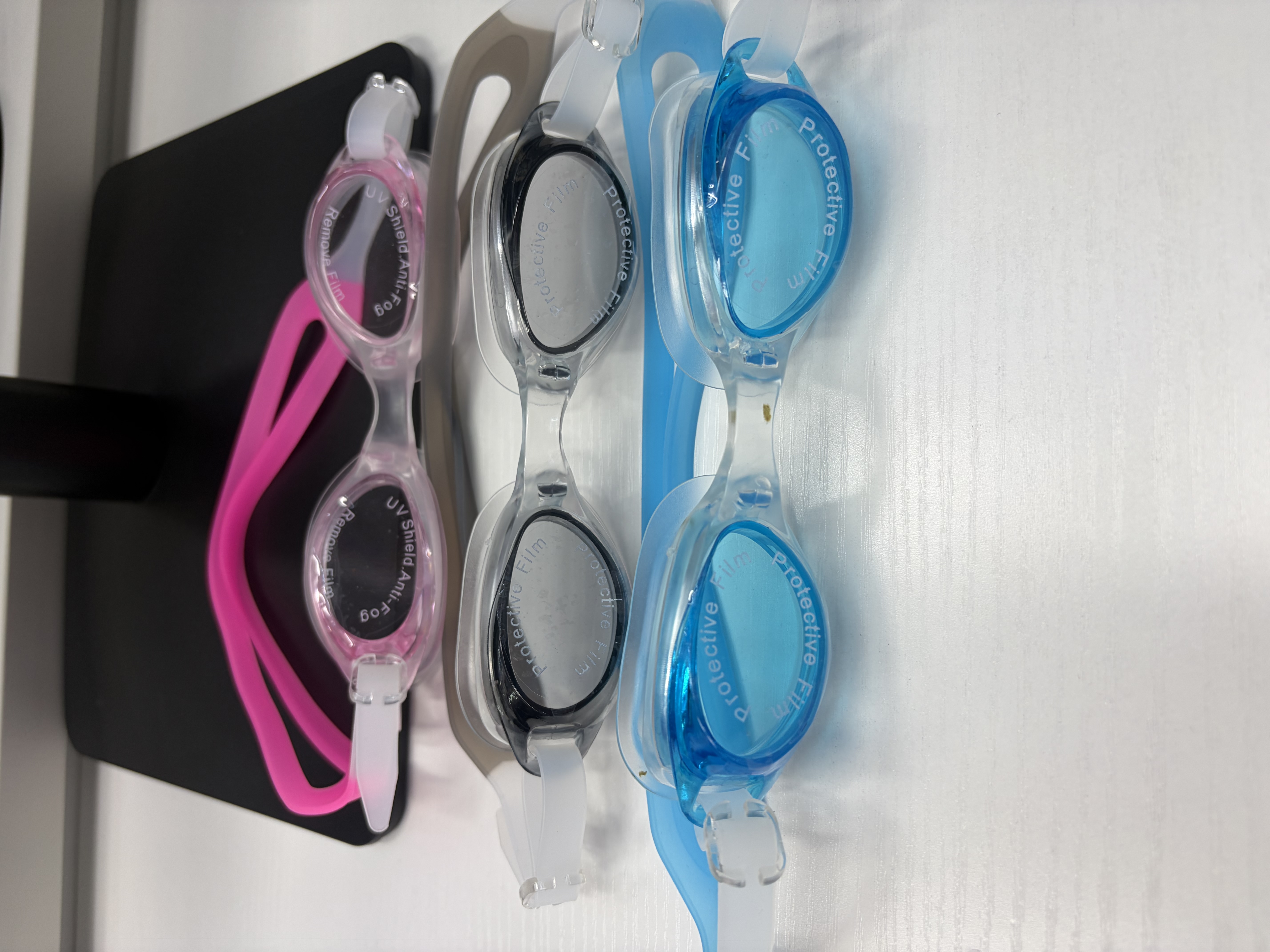 Color swimming goggles, anti-fog high-definition silicone swimming goggles, unisex swimming goggles detail image 1