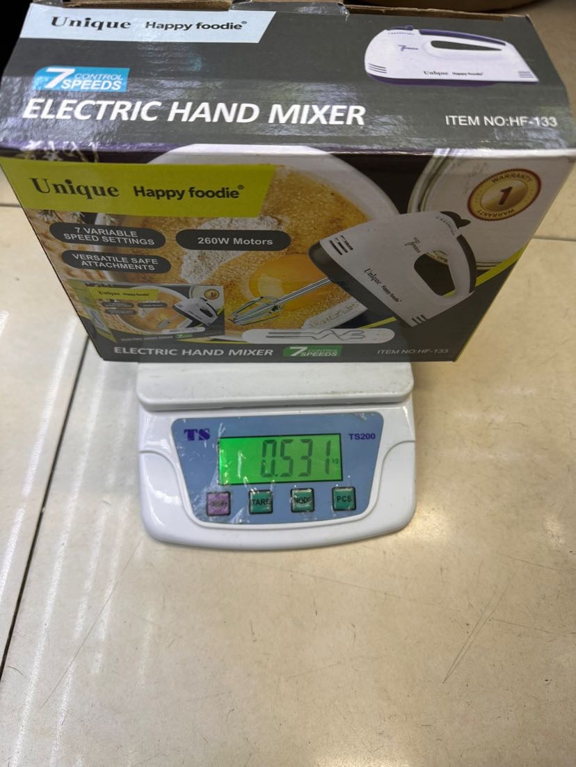 HF-133 electric egg beater, handheld household baking cake, small automatic cream whipping machine, mixer, egg beater detail image 9