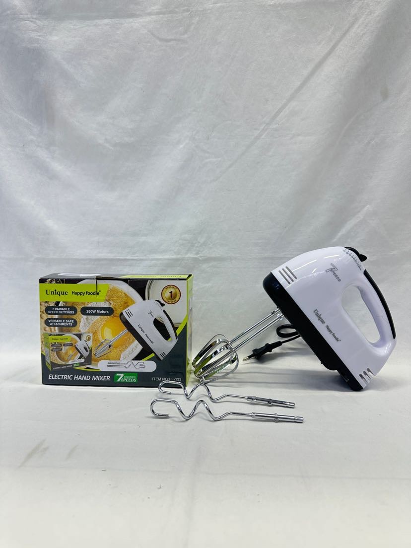 HF-133 electric egg beater, handheld household baking cake, small automatic cream whipping machine, mixer, egg beater details Picture