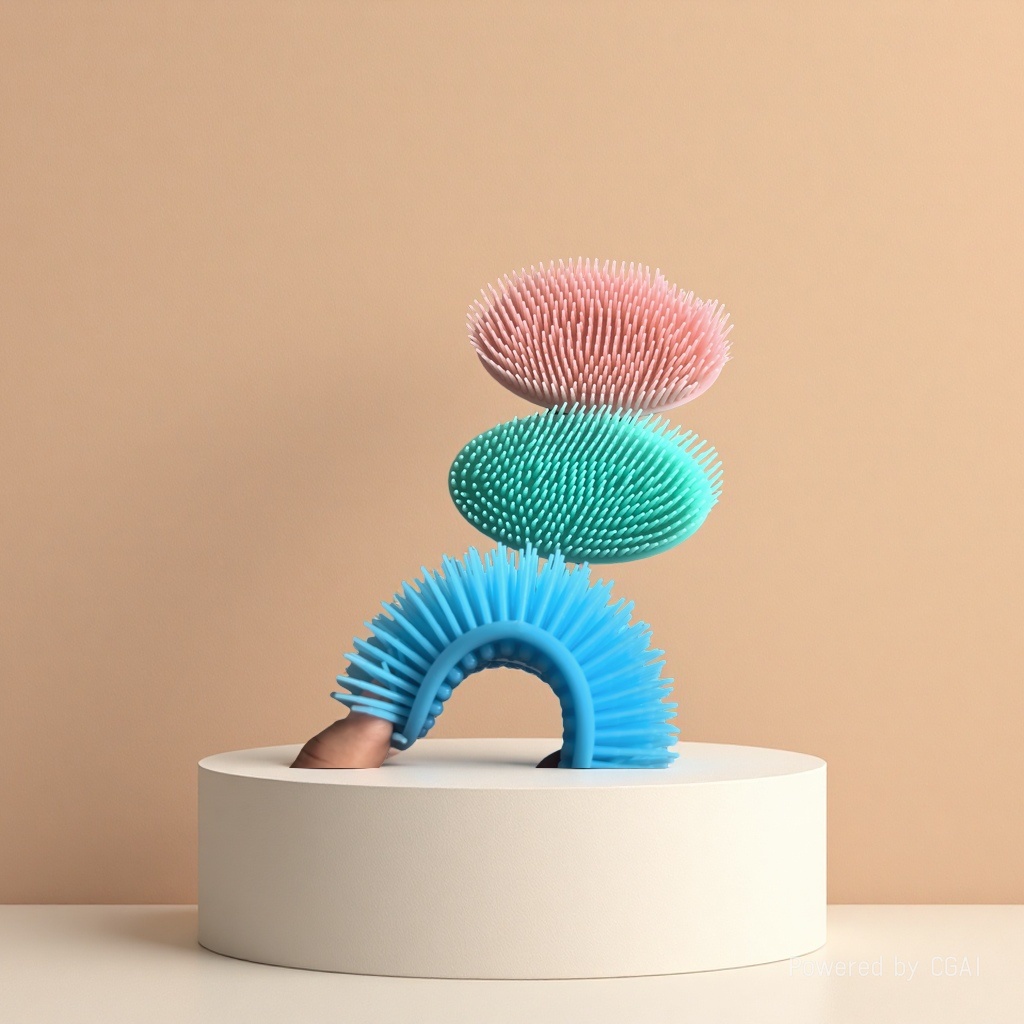 New factory direct sales tactile brushes for adults and babies, hair washing and bathing brushes, massage brushes, bath scrubbing brushes, silicone bath brushes, silicone bath brushes