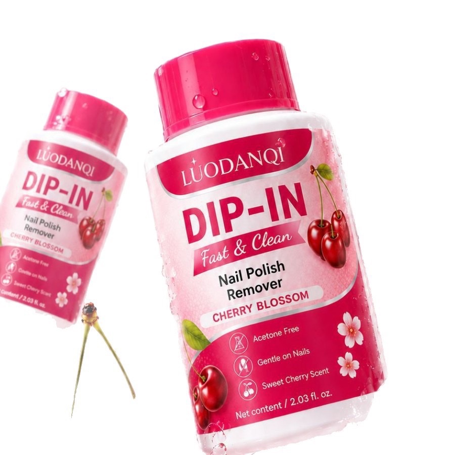 New type of nail polish remover with cherry blossom fragrance, quick nail polish removal, free hands. Sponge tank, exclusive for foreign trade. New product now available Application Scenario