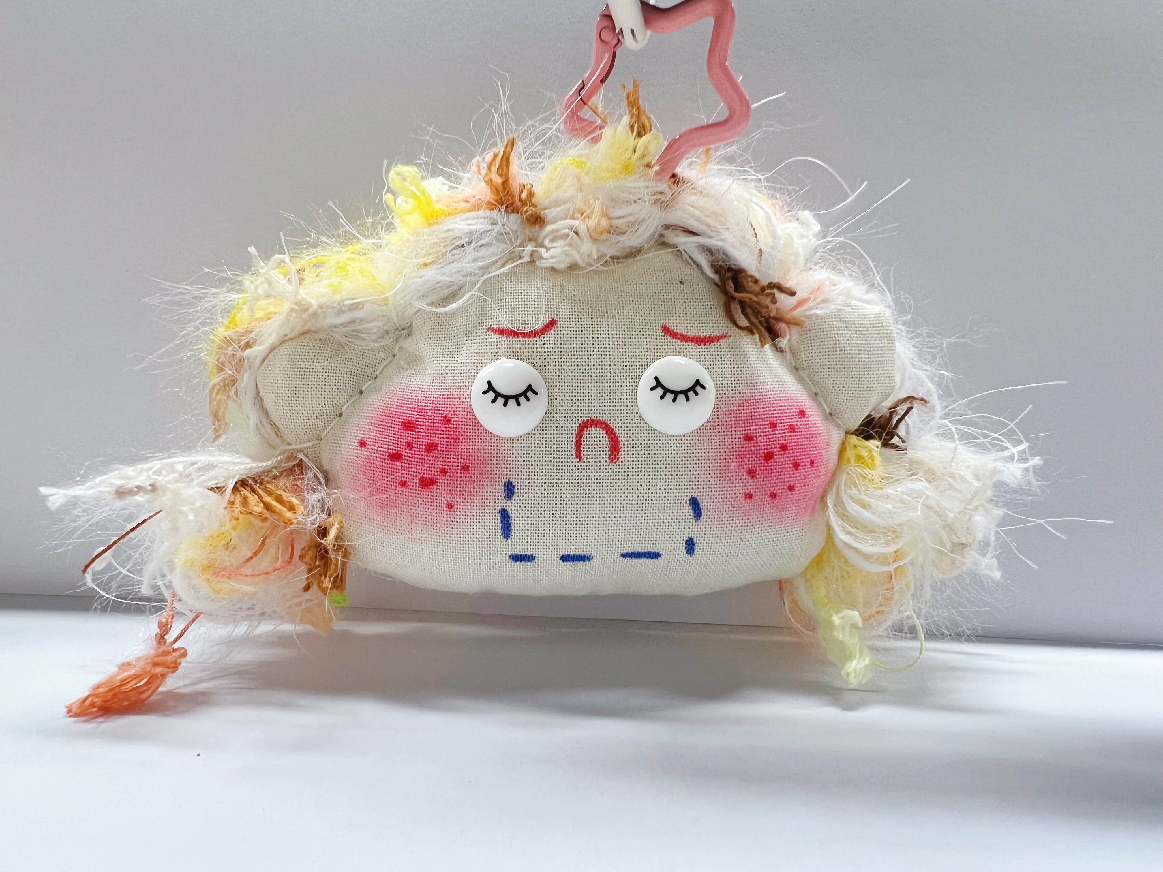 Original ugly and cute fabric bags, pendants and dolls by Bu Xiaoyu
