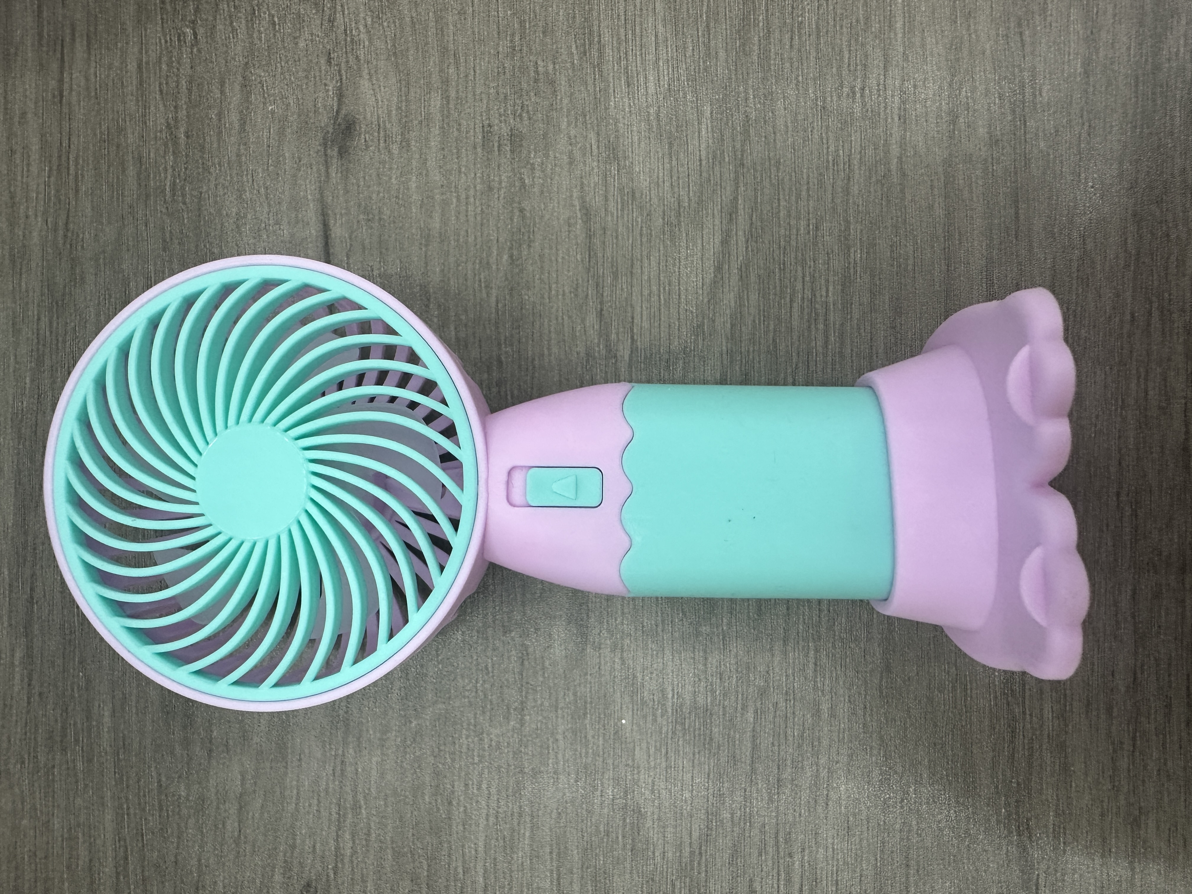 New handheld fan mini portable desktop fan stand USB charging souvenir gift detail image 3