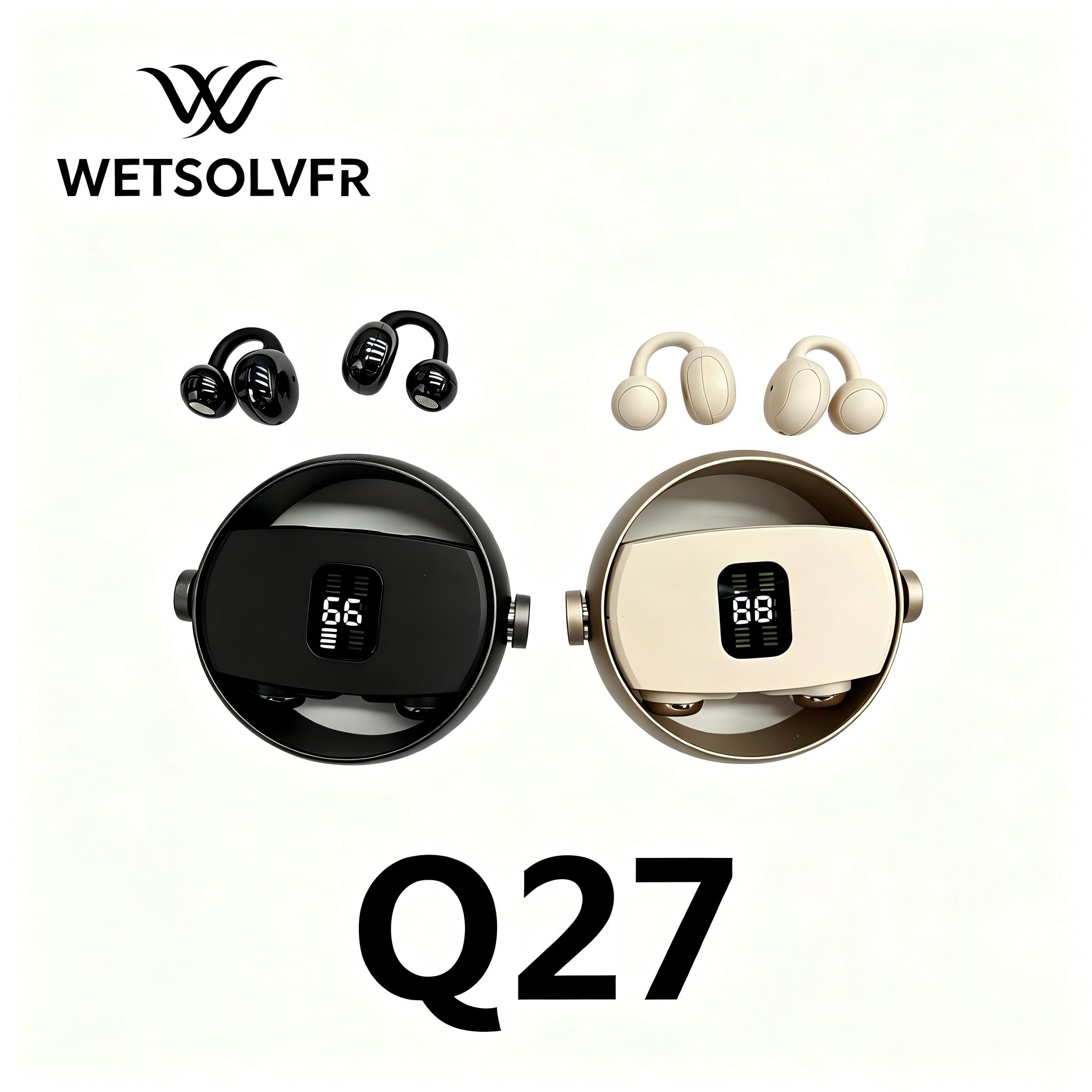 WETSOLVFR 爆款情侣蓝牙耳机 夹耳/半入耳式耳机