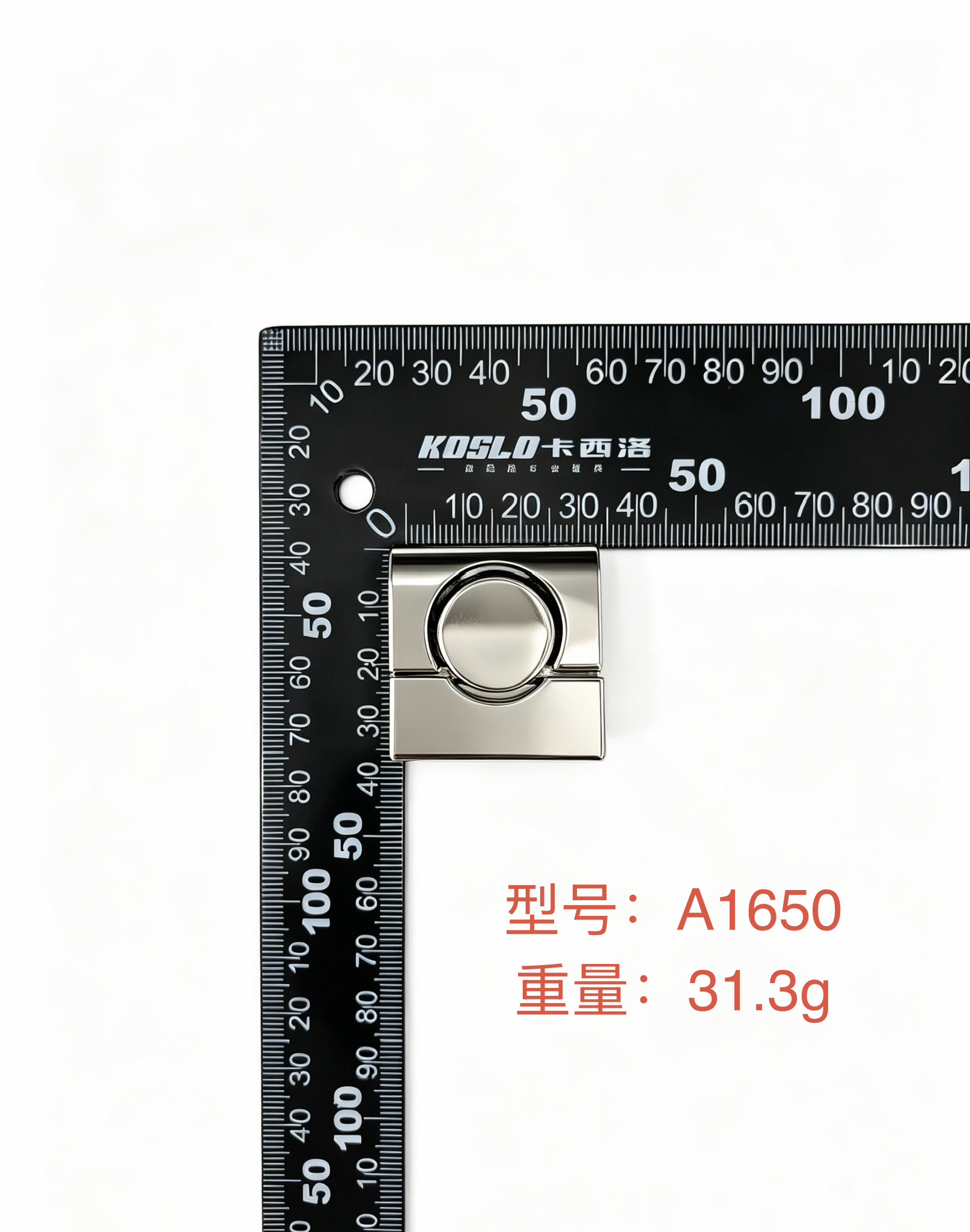 حقيبة نسائية مقفل عليها قطع معدنية Specification image