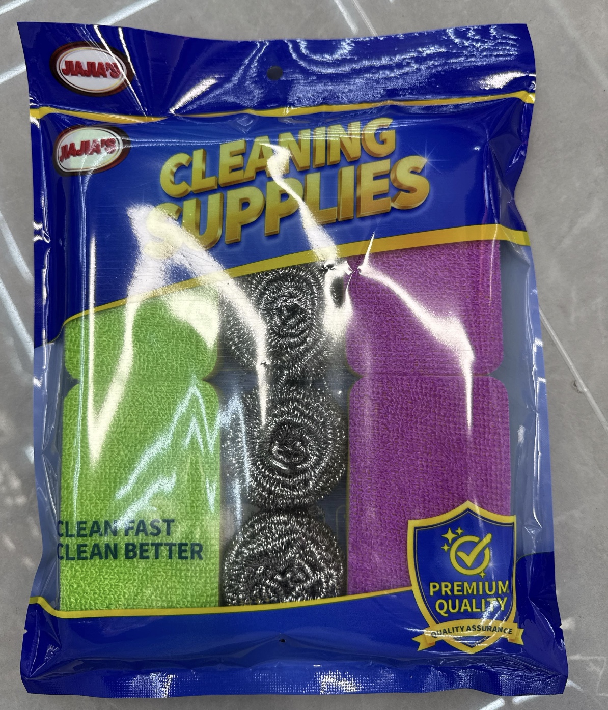 钢丝球海绵块清洁套装