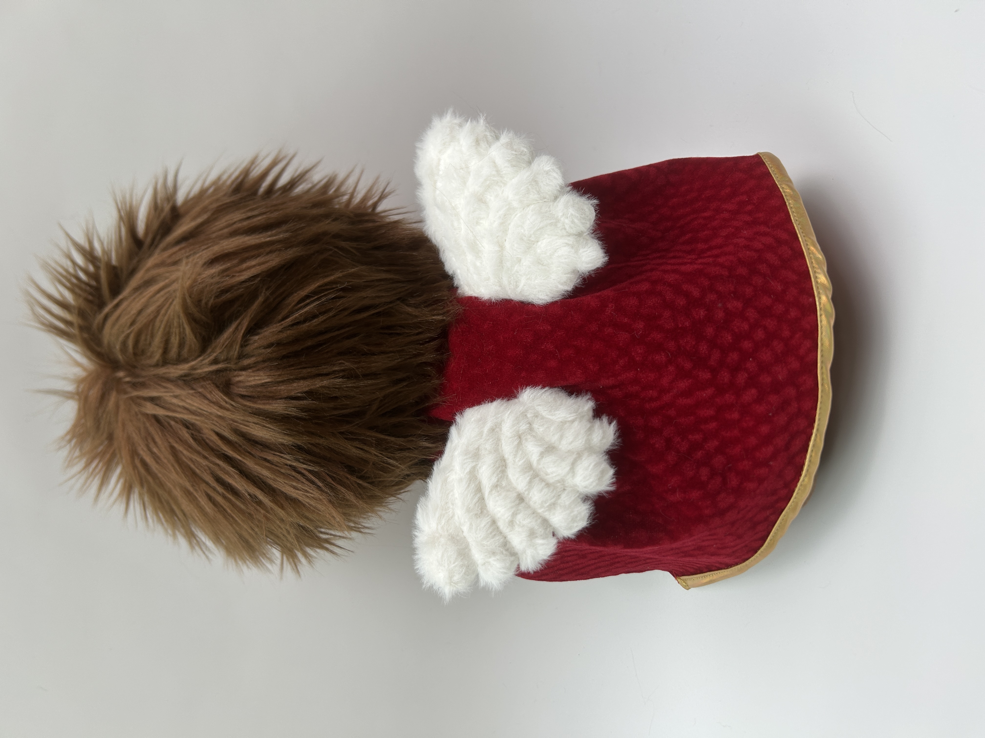 Original little knight plush toy with cape, angel wings, little boy doll, claw machine gift, children's plush toy Specification image