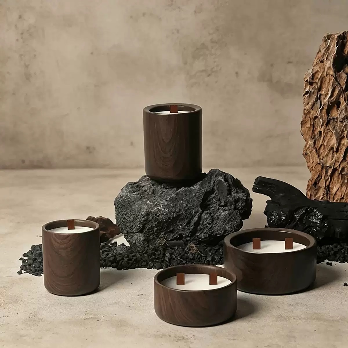 High-end Middle Eastern candlestick, natural soy wax scented candle, deodorizing and fragrant home decoration for living room and bedroom details Picture