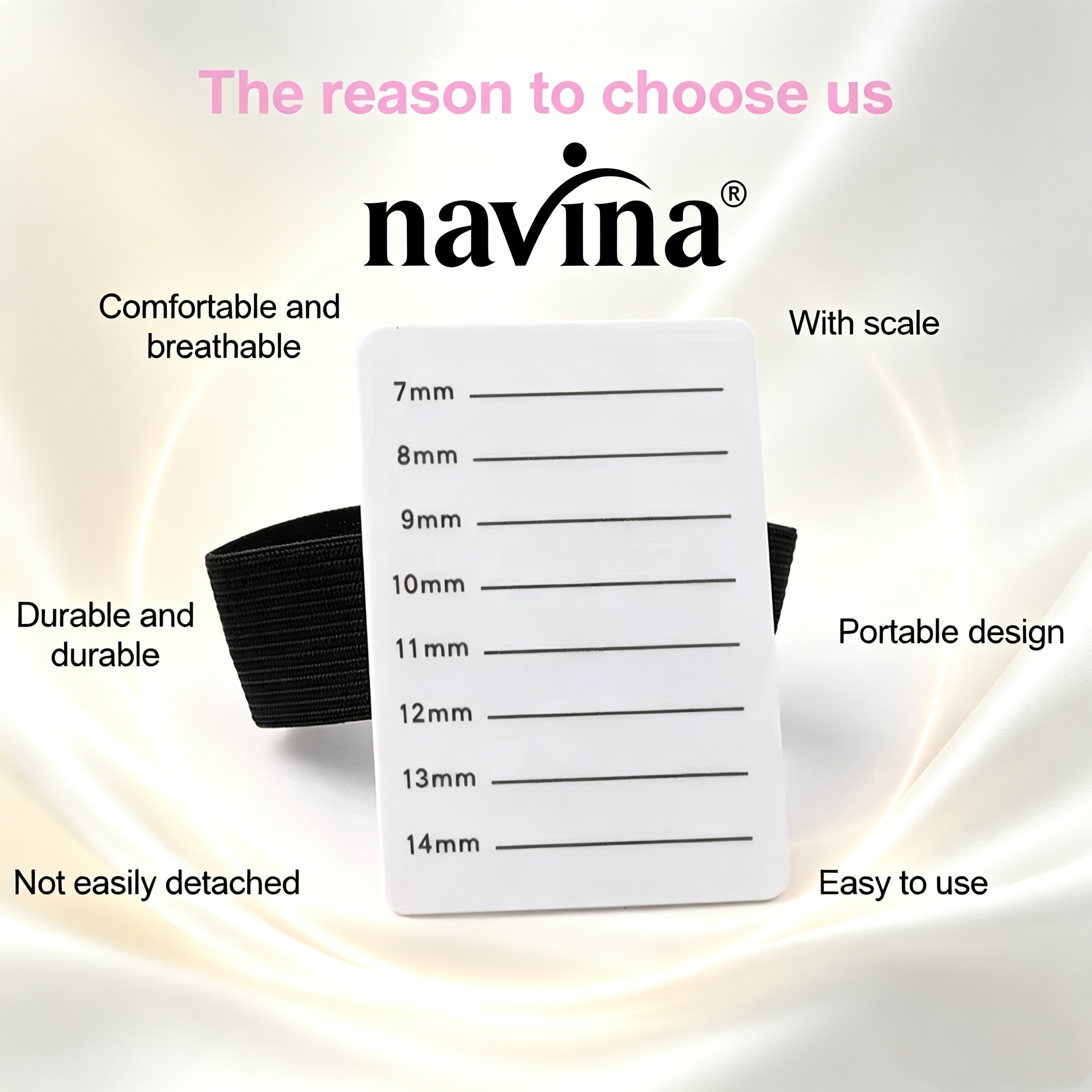 navina雅维雅嫁接睫毛专用手带亚克力板魔术固定台分根器取毛板 detail image 9