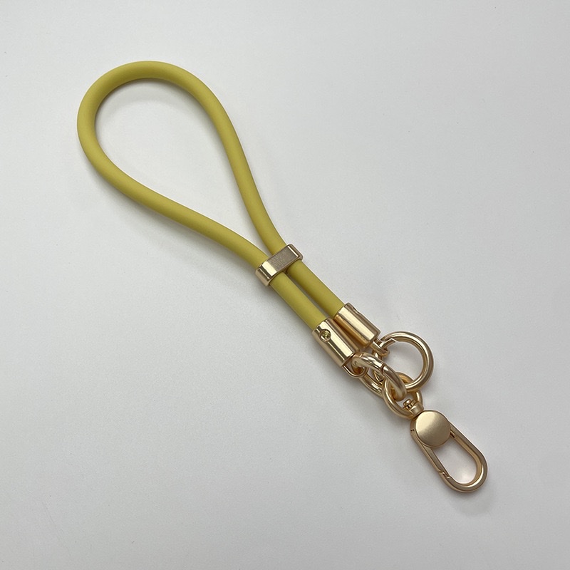 6mm liquid silicone wrist strap with adjustable lock, versatile dopamine color Item Picture