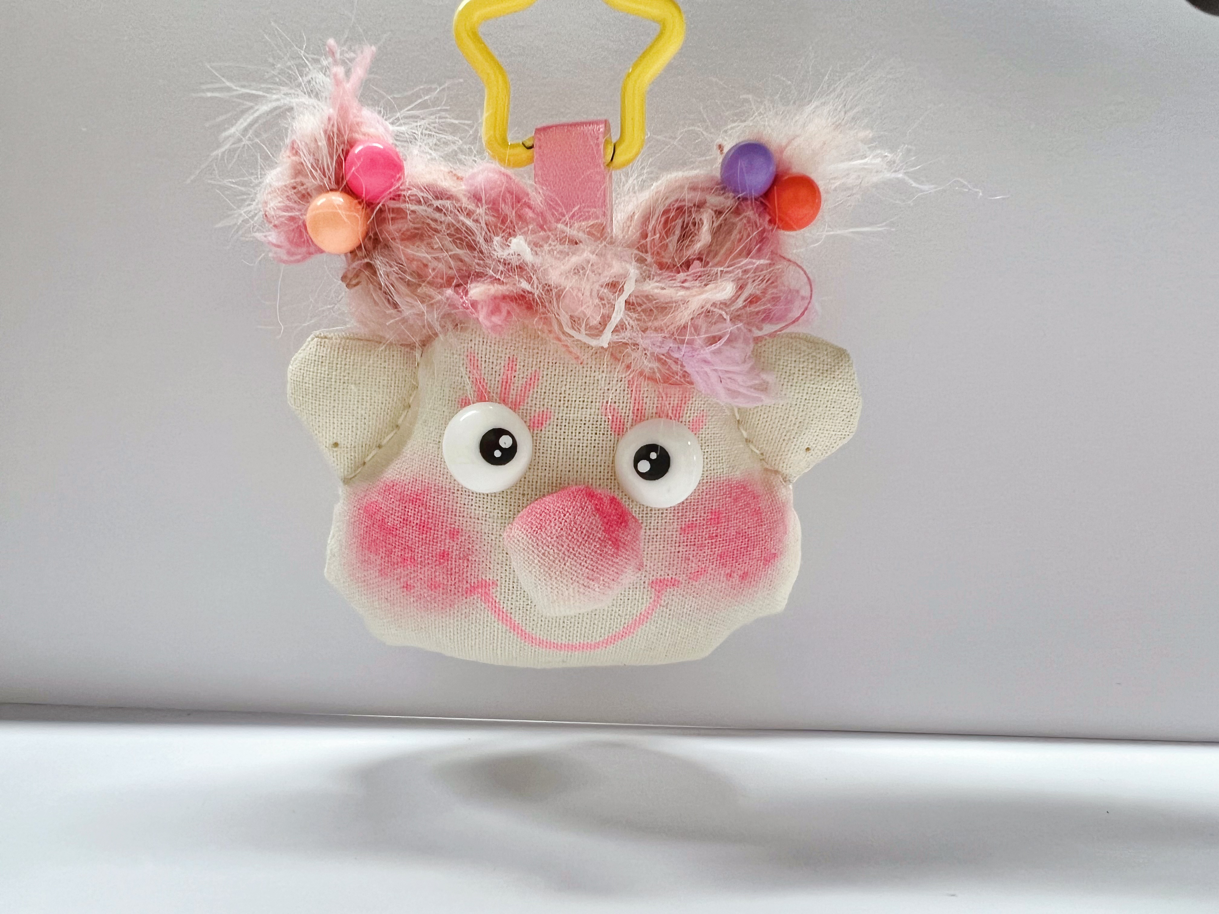 Bu Xiaoyu's original creative bags are cute and ugly pendants