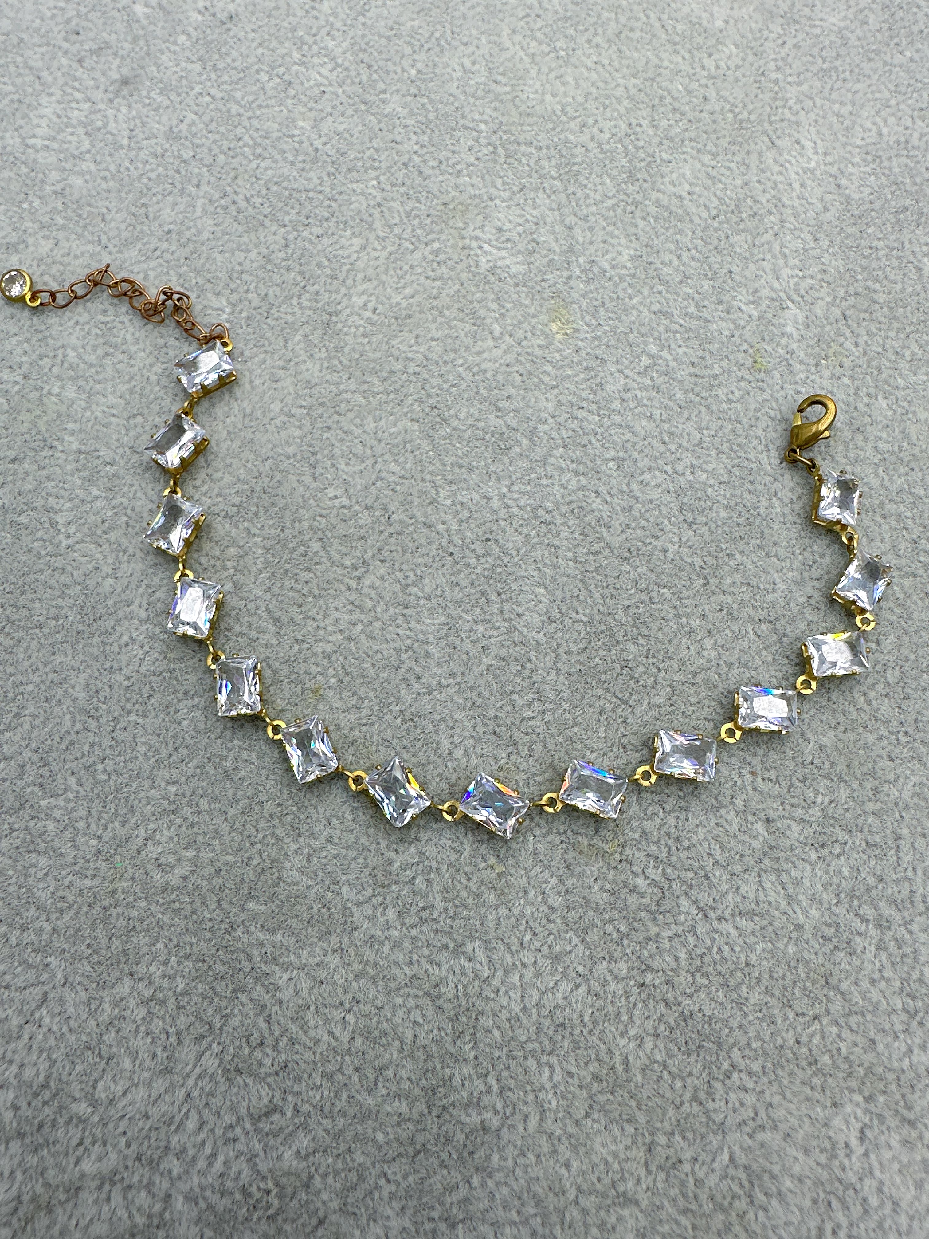 Fashionable and trendy colorful zircon bracelet DIY finished jewelry, versatile and elegant zircon bracelet detail image 7