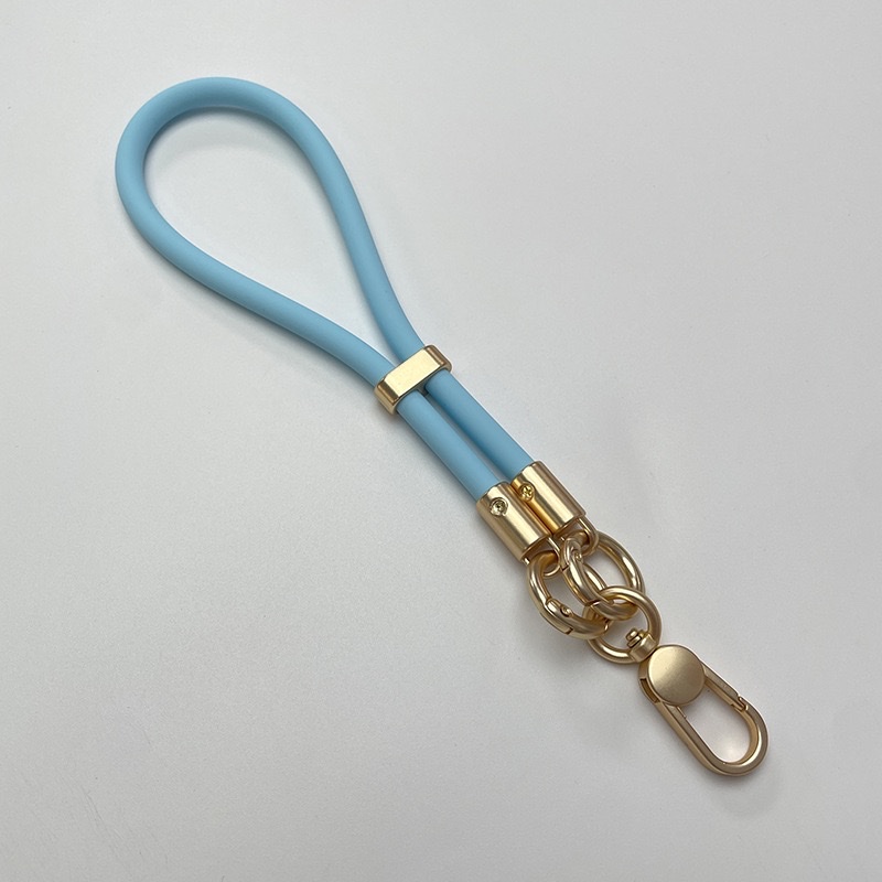 6mm liquid silicone wrist strap with adjustable lock, versatile dopamine color Specification image